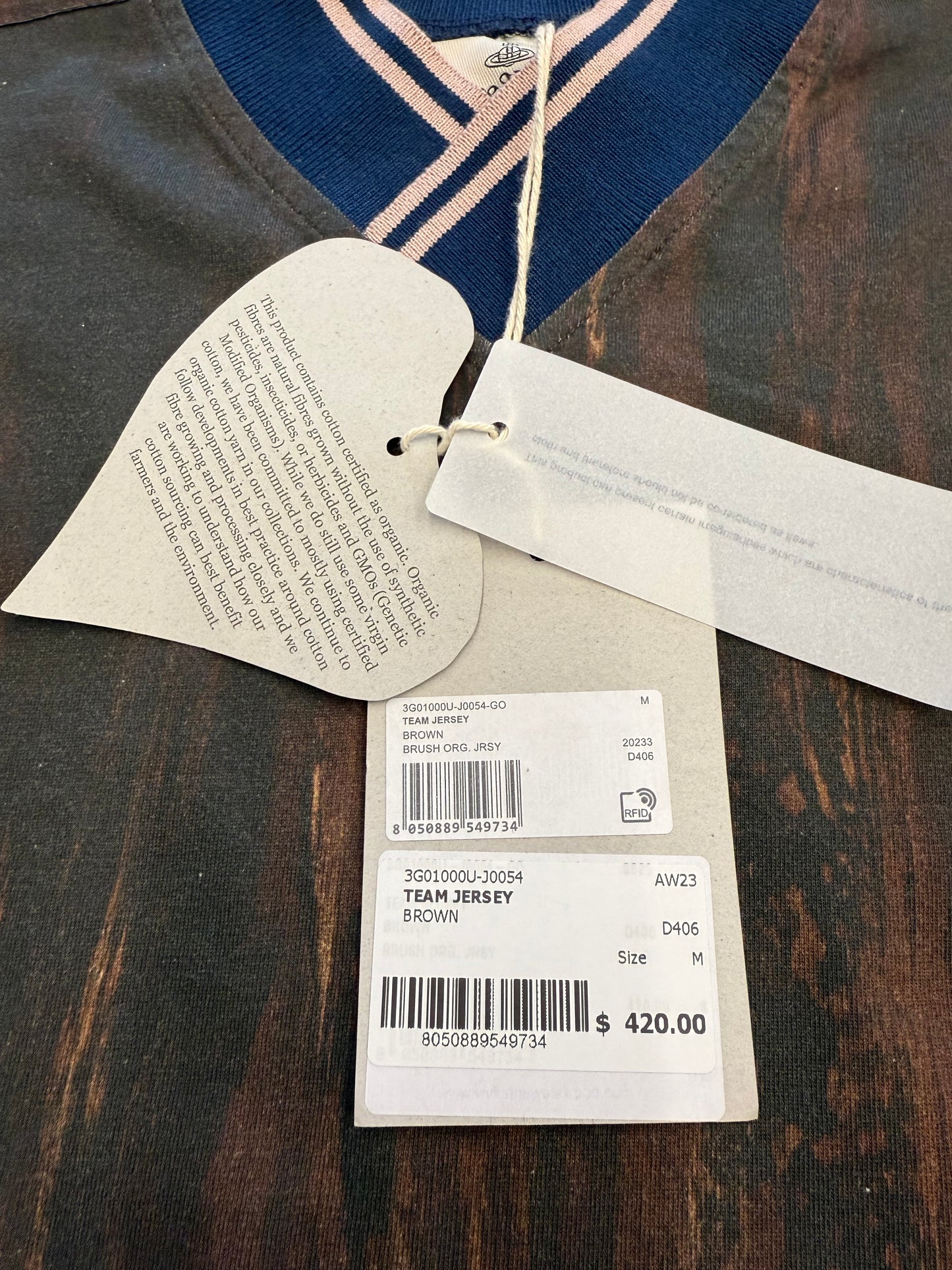 VIVIENNE WESTWOOD TEAM JERSEY - BROWN