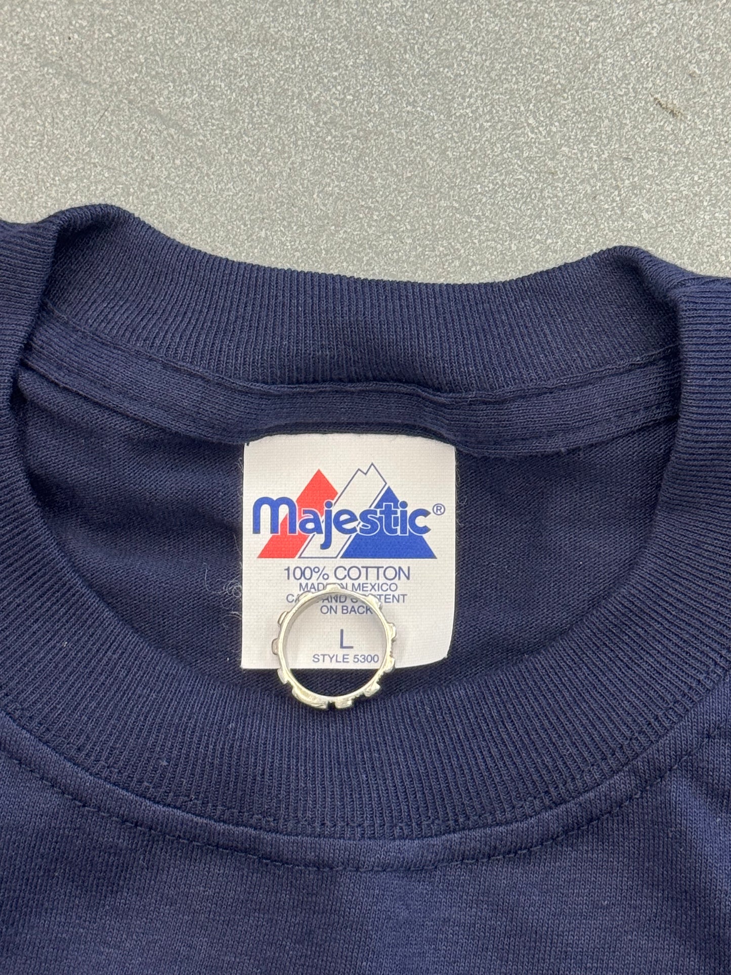 2000 NEW YORK YANKEES WORLD SERIES CHAMPIONS TEE (MAJESTIC TAG) (NWT)