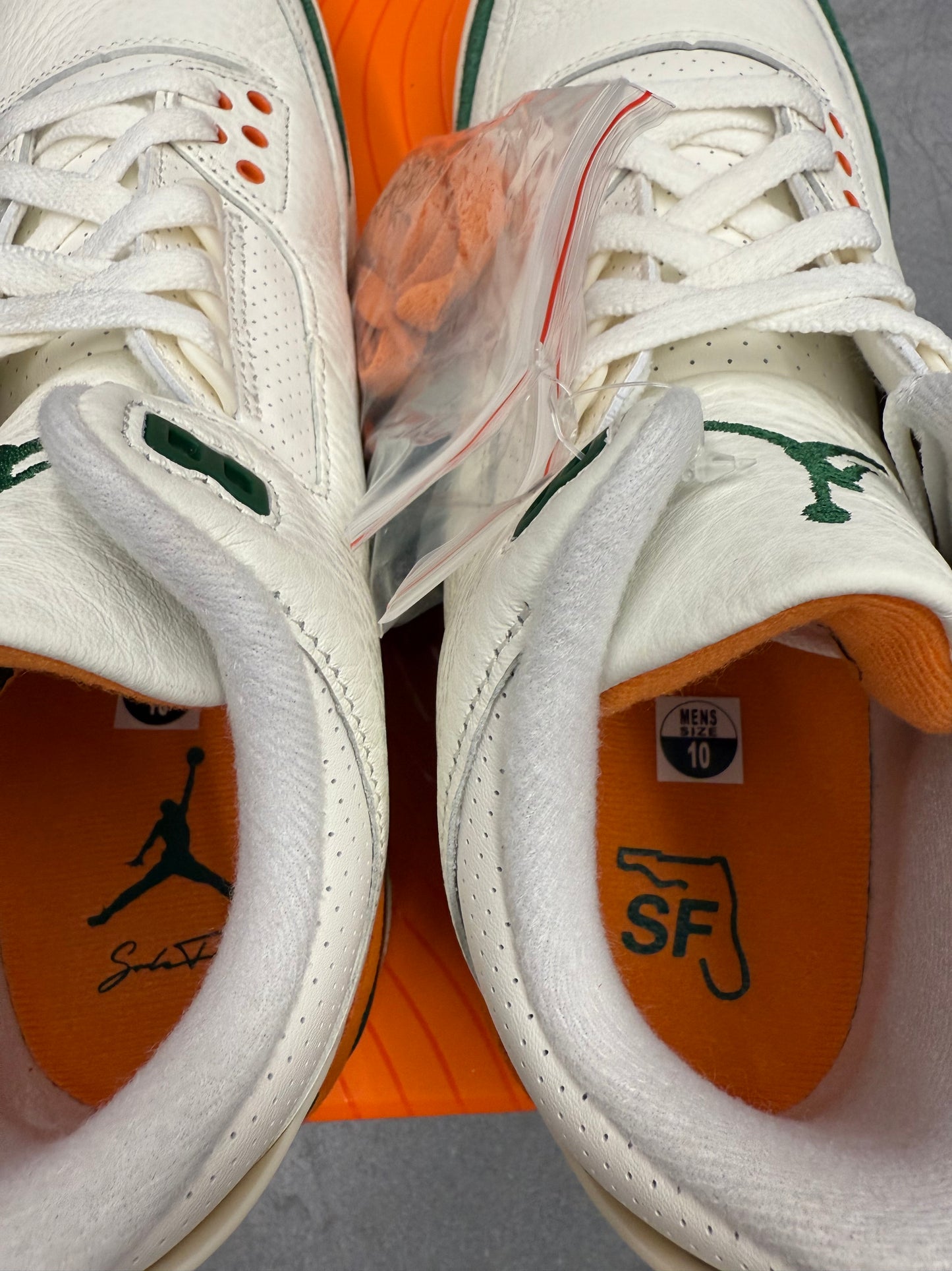 2025 SIZE 10 JORDAN 3 RETRO SP SOLEFLY MIAMI ART BASEL EXCLUSIVE (NEW WITH BOX)