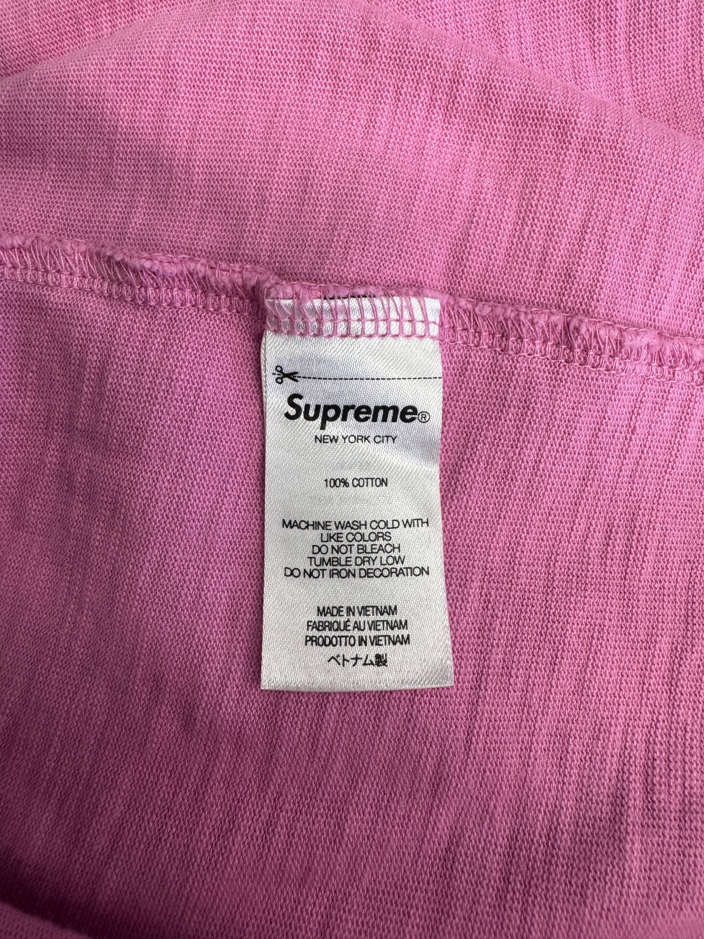 SS22 SUPREME CLASSIC LOGO SHORT-SLEEVE POCKET TEE