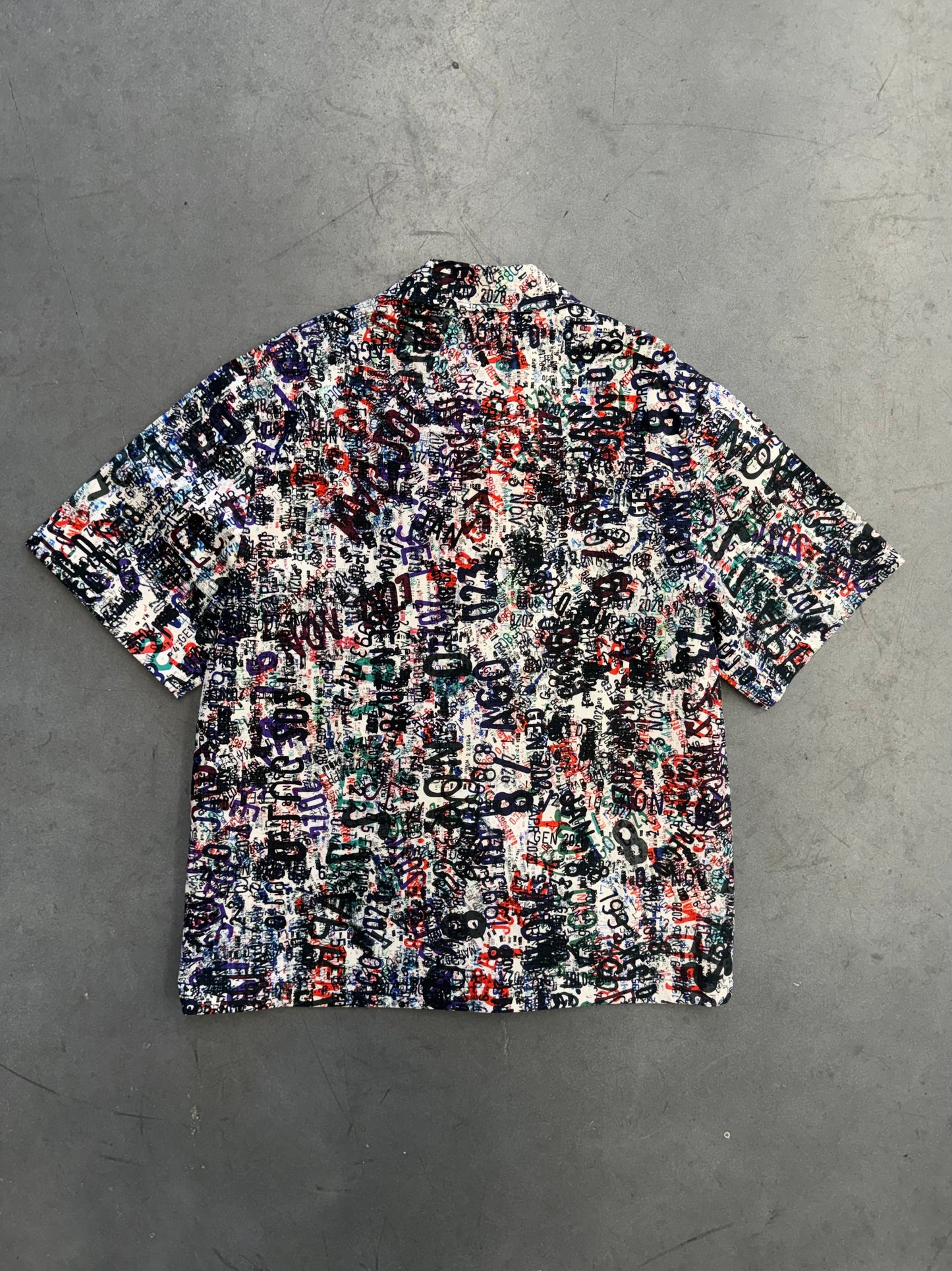 BOTTEGA VENETA MEMORY PRINT BUTTON UP SHIRT