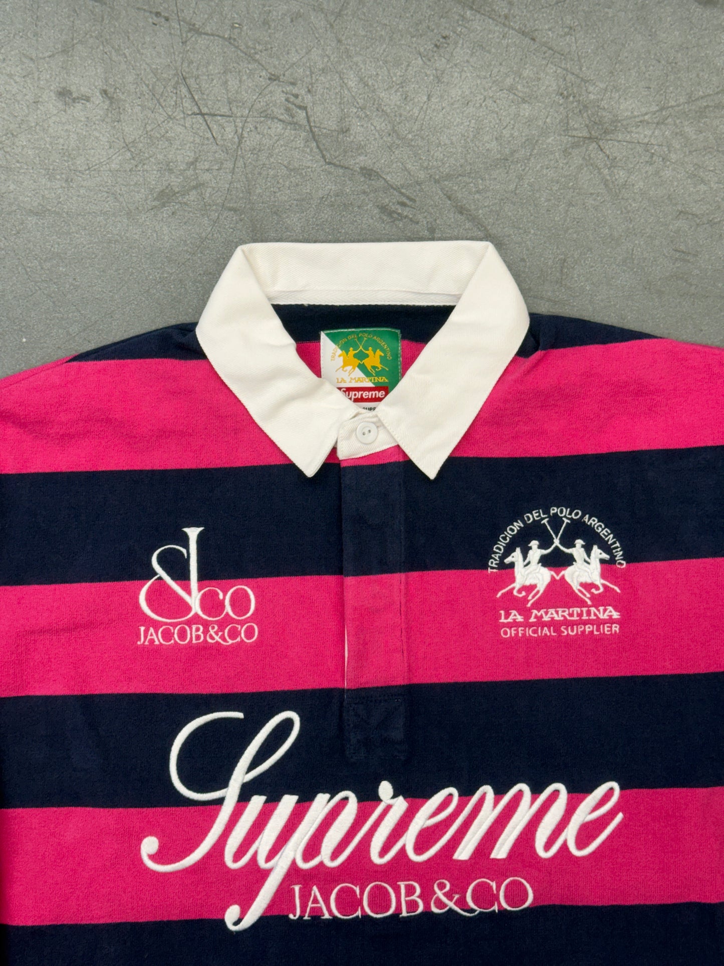 SS26 SUPREME LA MARTINA JACOB & CO RUGBY LS SHIRT