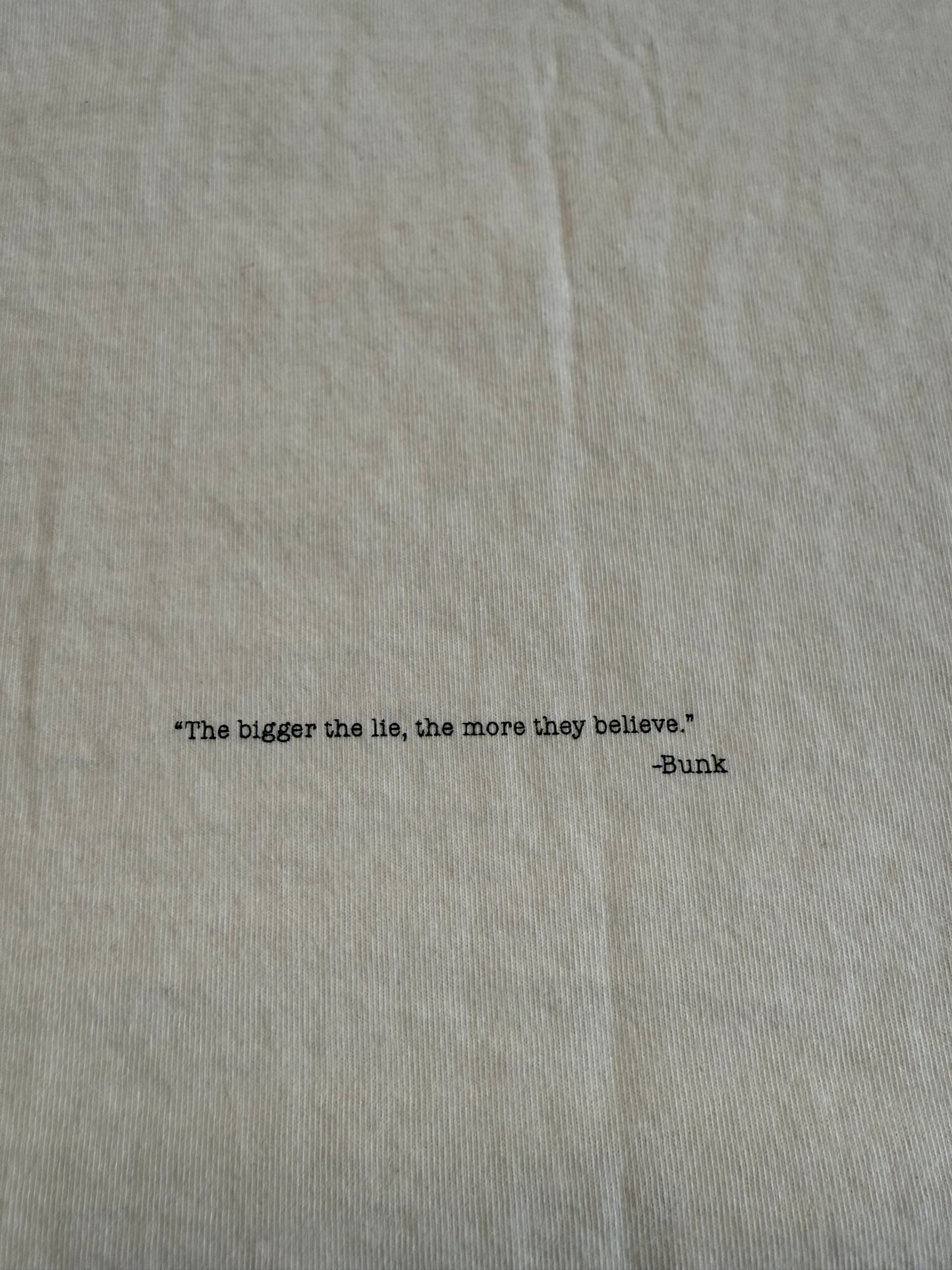 SS22 KITH THE WIRE BUNK VINTAGE TEE - CREAM (2XL)