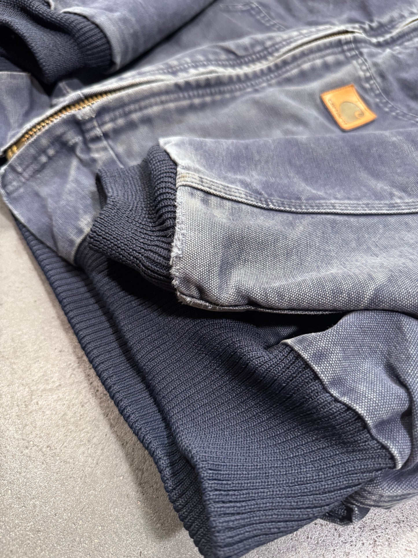 2000'S CARHARTT INSULATED CANVAS HOODIE - NAVY (37620 XL)