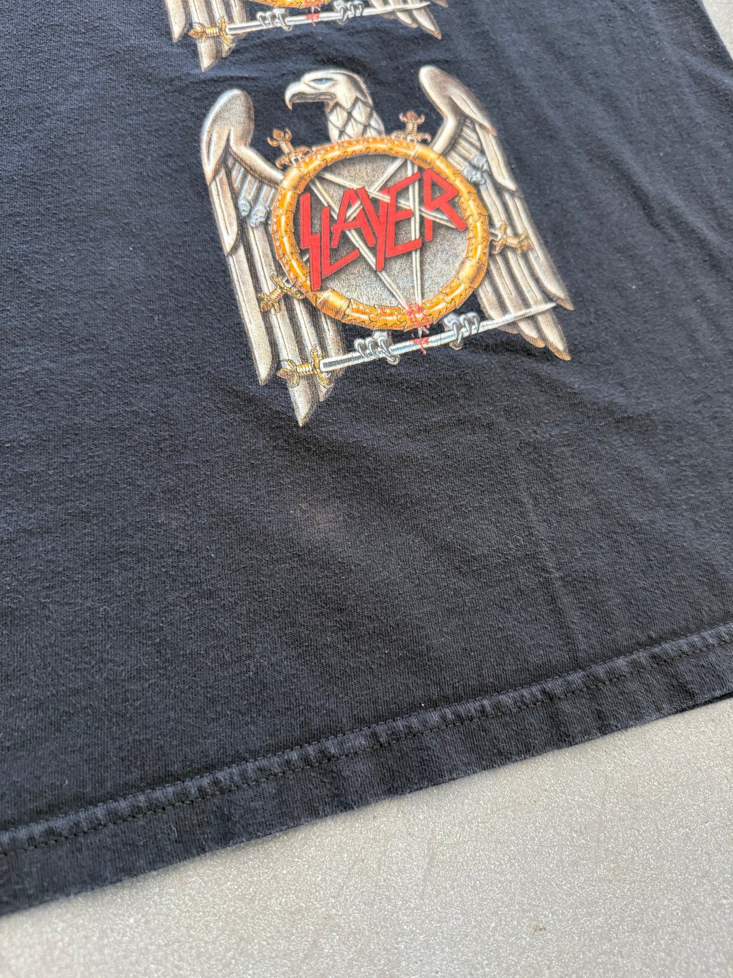 FW16 SUPREME SLAYER EAGLE TEE - BLACK (XL)