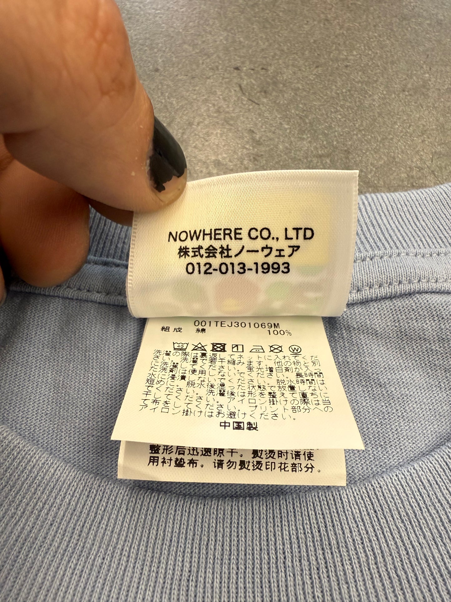 SS23 BAPE POPSICLE TEE - BLUE (L) (NEW IN BAG)