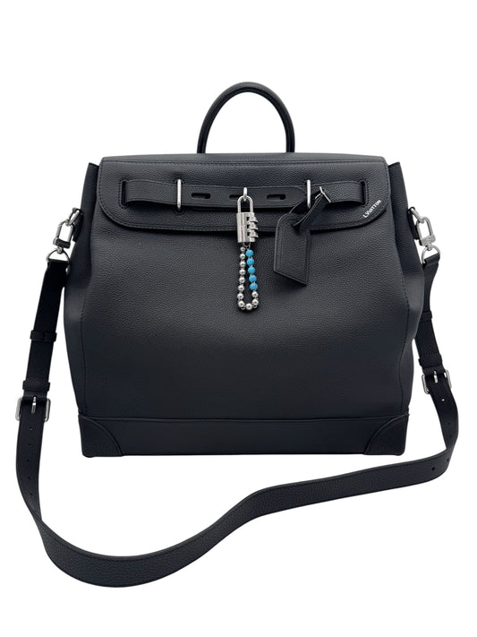 2024 LOUIS VUITTON STEAMER 40 BLACK LEATHER
