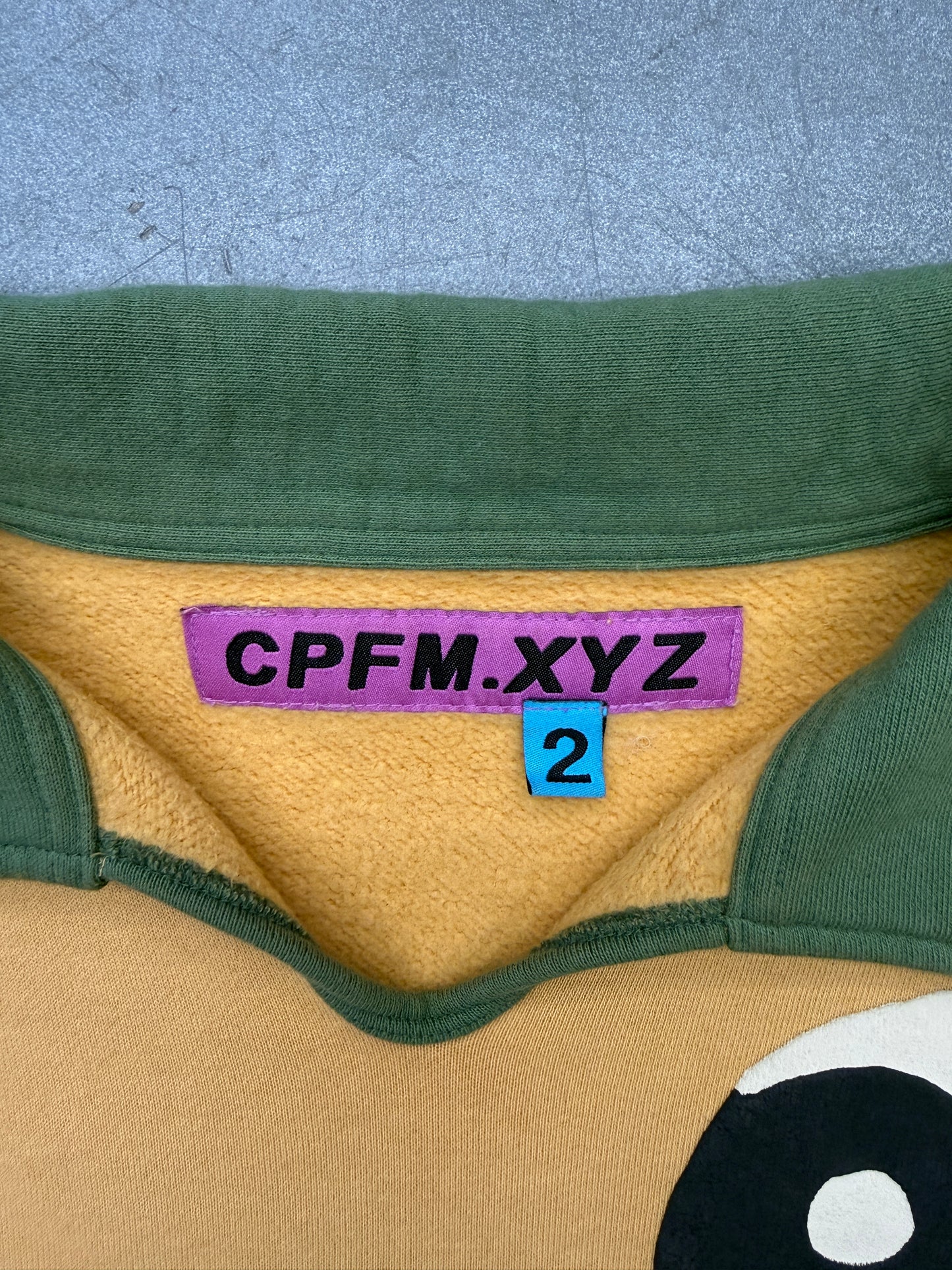FW19 CACTUS PLANT FLEA MARKET WWCD CLUB SWEATSHIRT - YELLOW