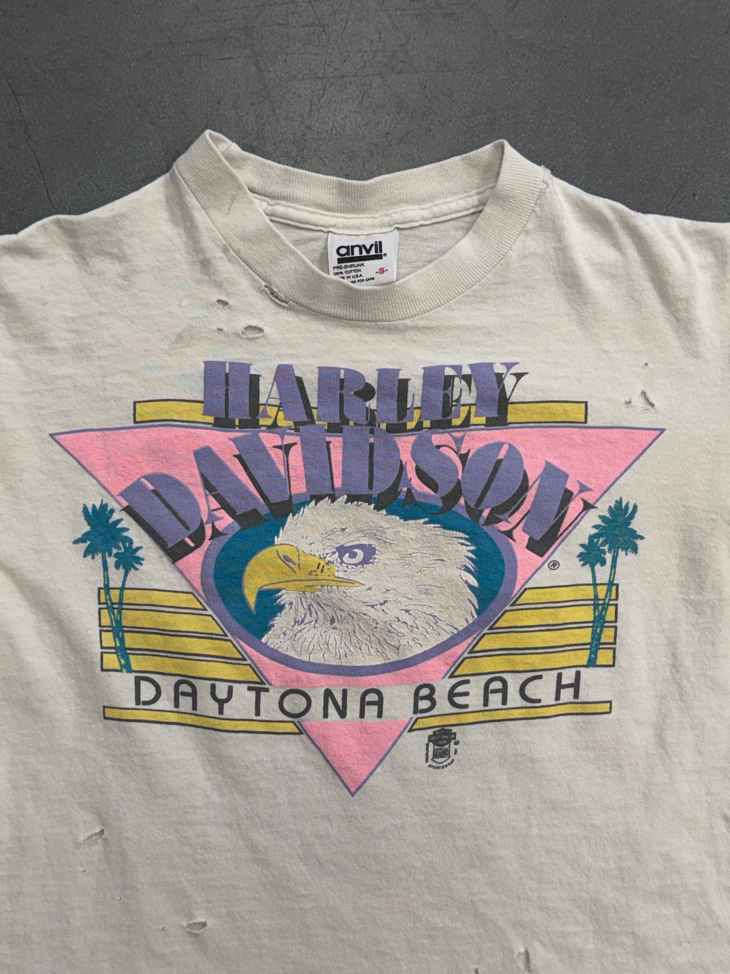 90S HARLEY DAVIDSON DAYTONA BEACH ROBISON FLORIDA TEE (ANVIL TAG)