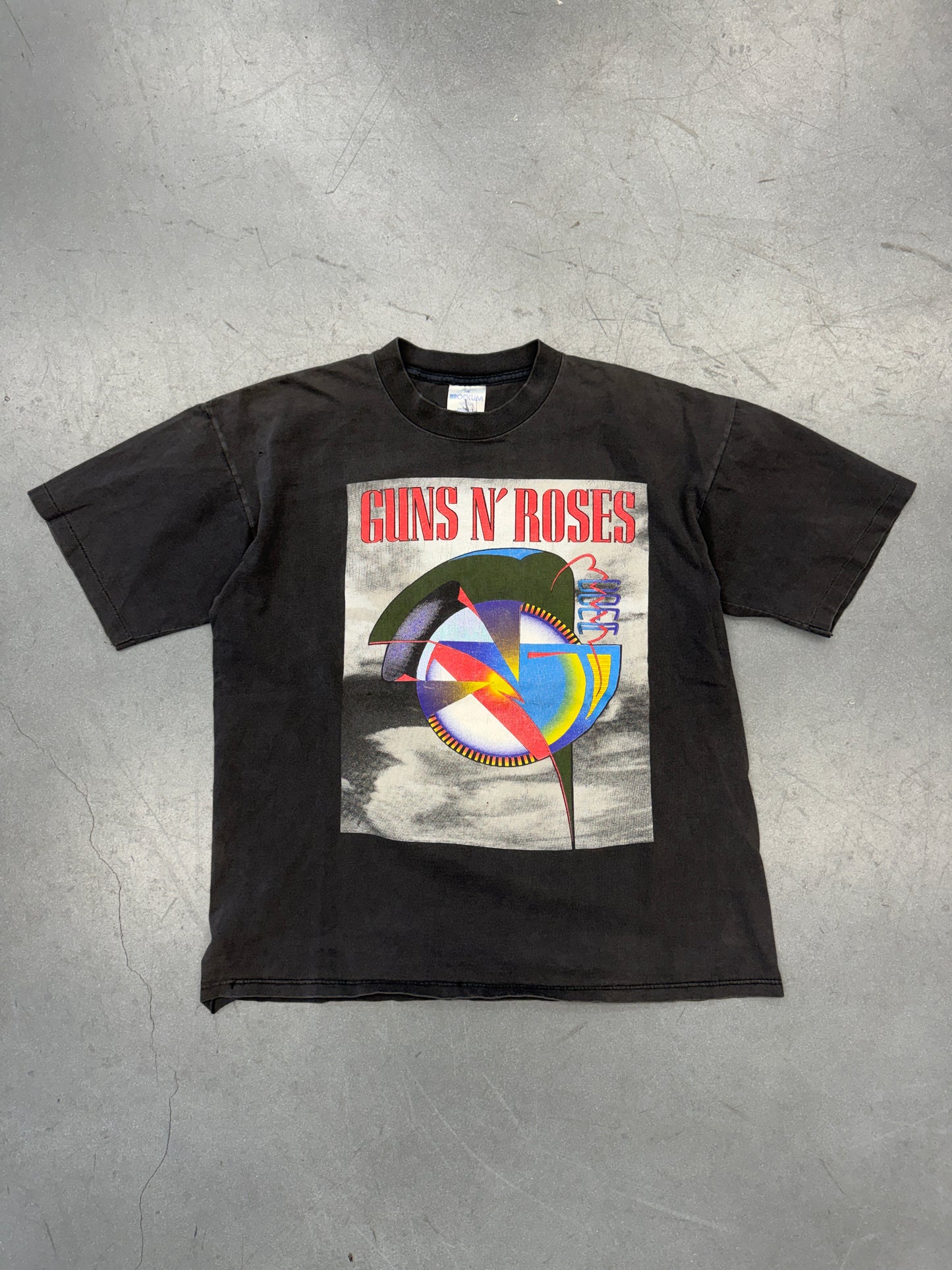 1992 GUNS N' ROSES USE YOUR ILLUSION TOUR TEE (BROCKUM TAG)