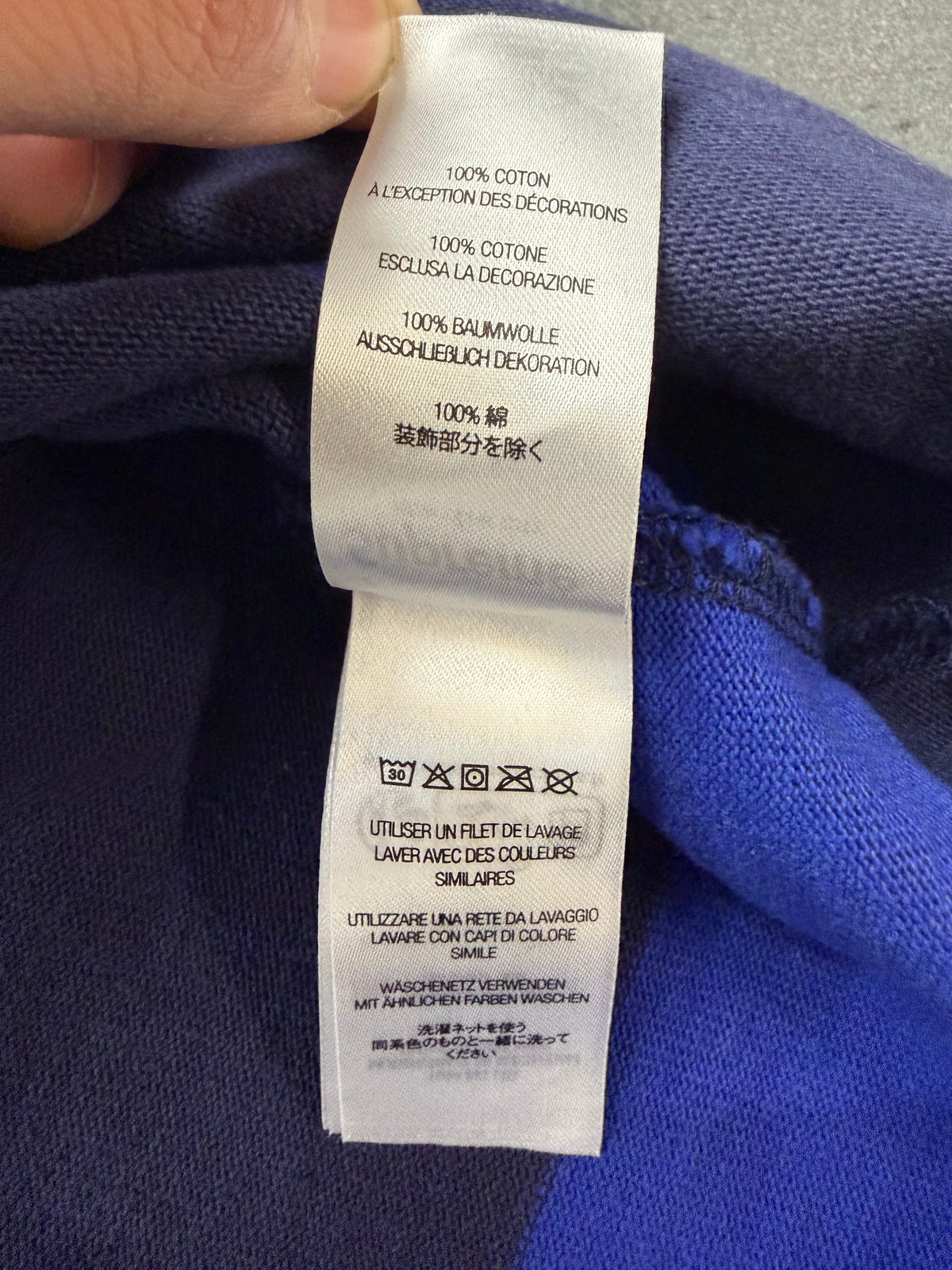 FW25 SUPREME STRIPE RUGBY SHIRT - NAVY
