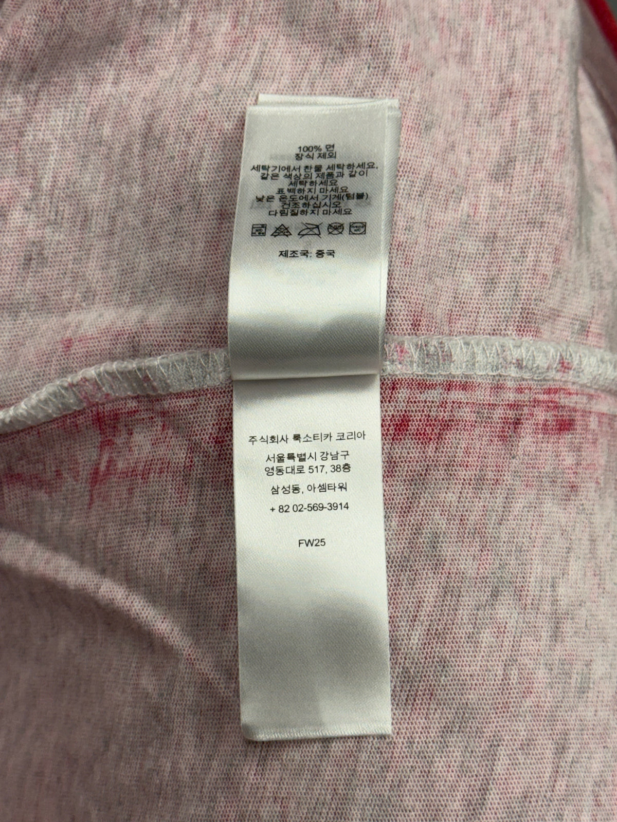 FW25 SUPREME OVERPRINT SS TOP - PINK