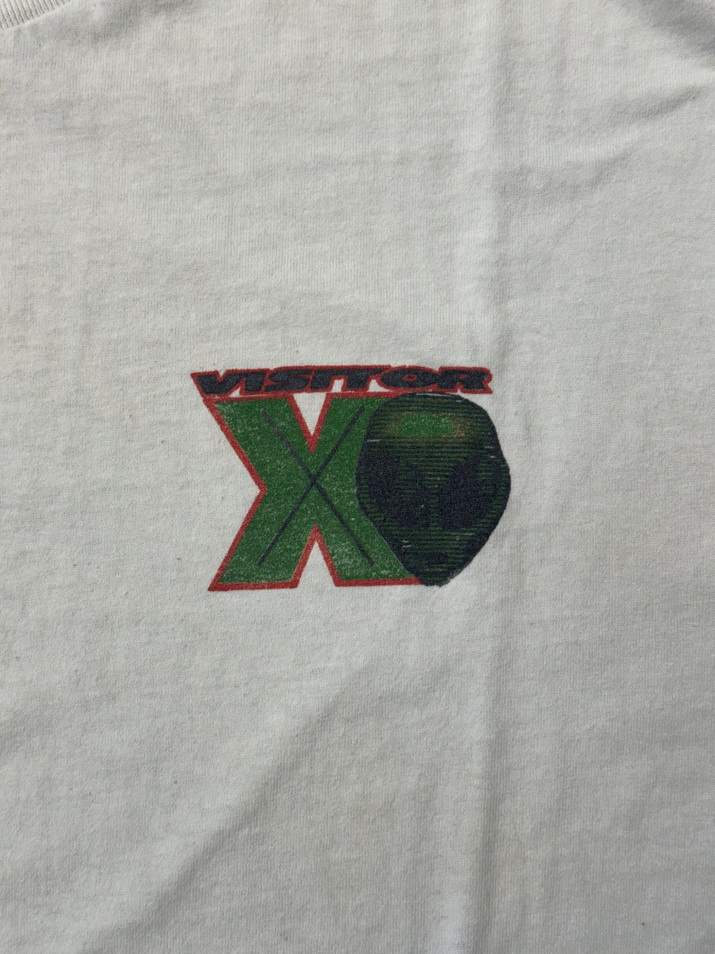 90'S VISITOR X ILLEGAL ALIEN DOIN' HARD TIME TEE (ONEITA TAG)