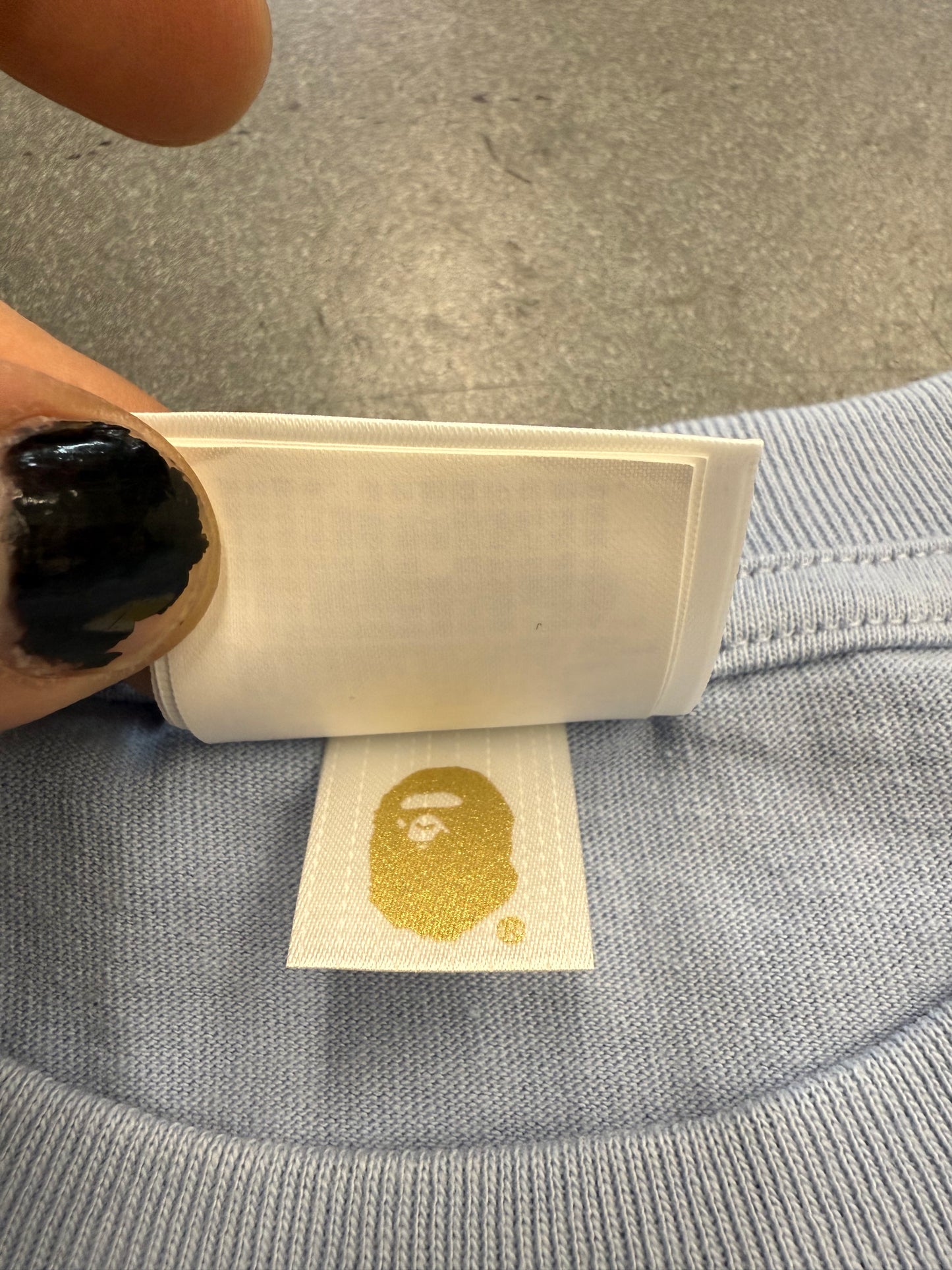 SS23 BAPE POPSICLE TEE - BLUE (L) (NEW IN BAG)