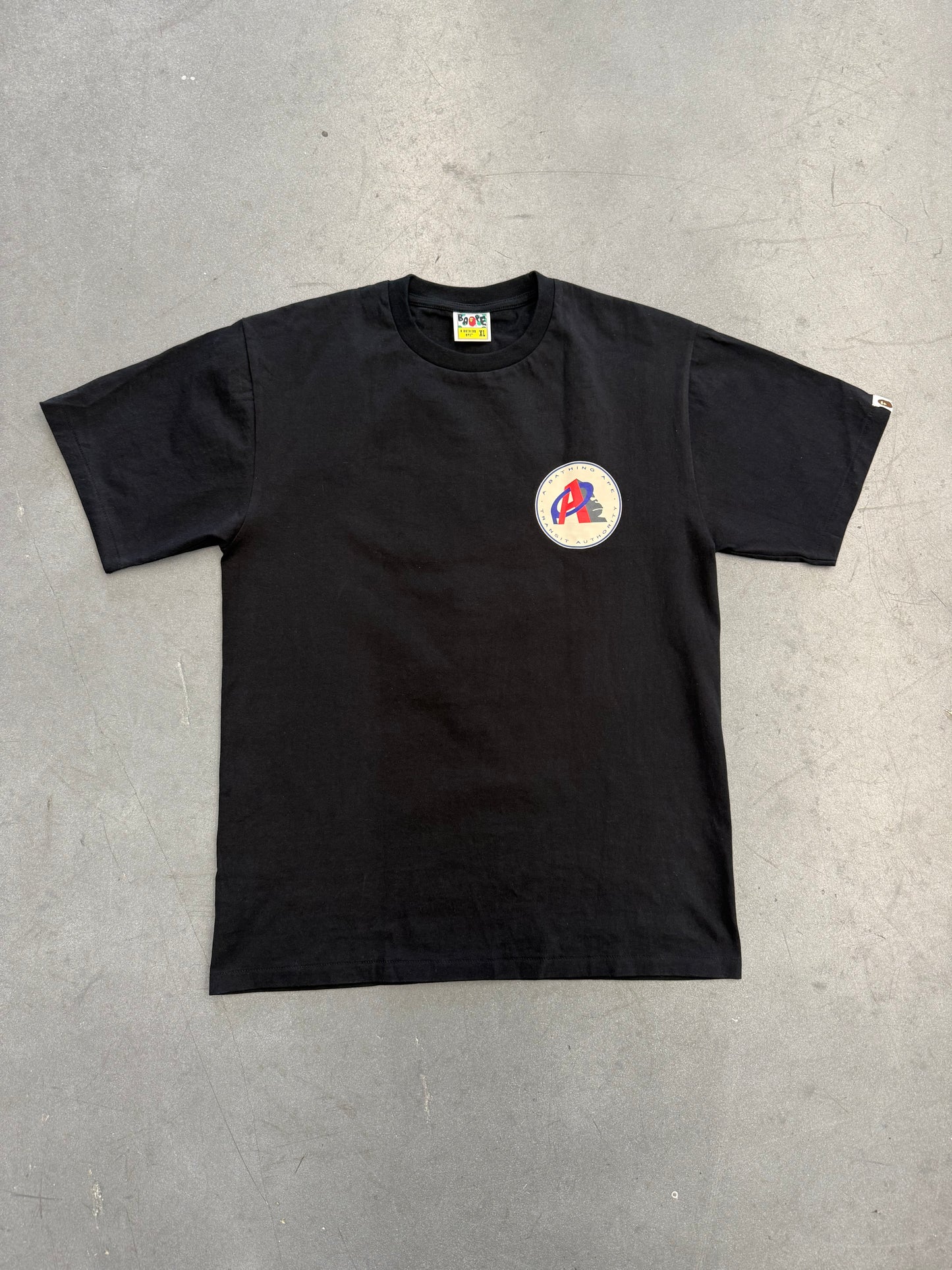 SS25 A BATHING APE BAPE TRANSIT AUTHORITY SHIRT (NEW) (XL)