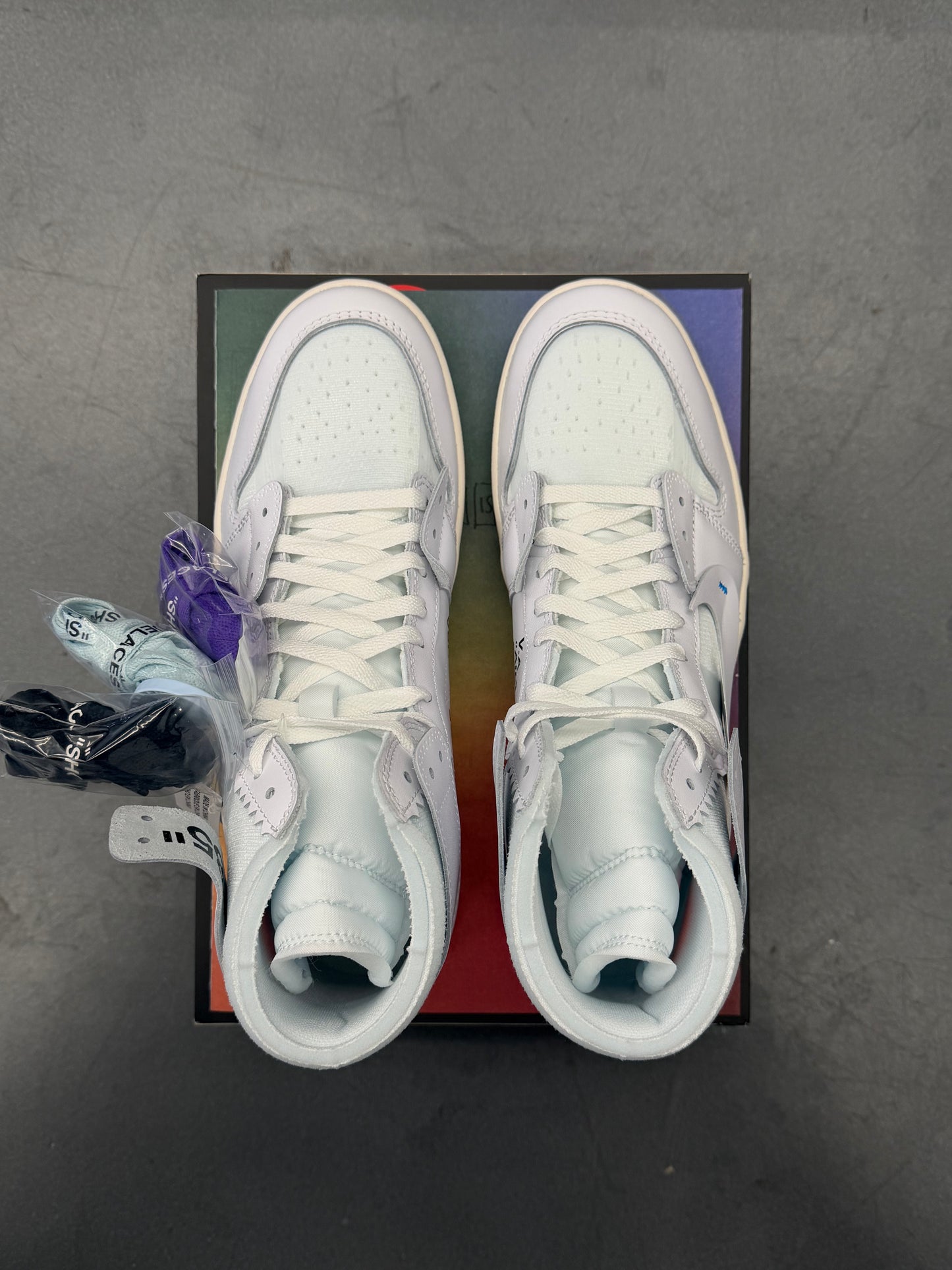 JORDAN 1 RETRO HIGH VIRGIL ABLOH ARCHIVE ALASKA (NEW WITH BOX)