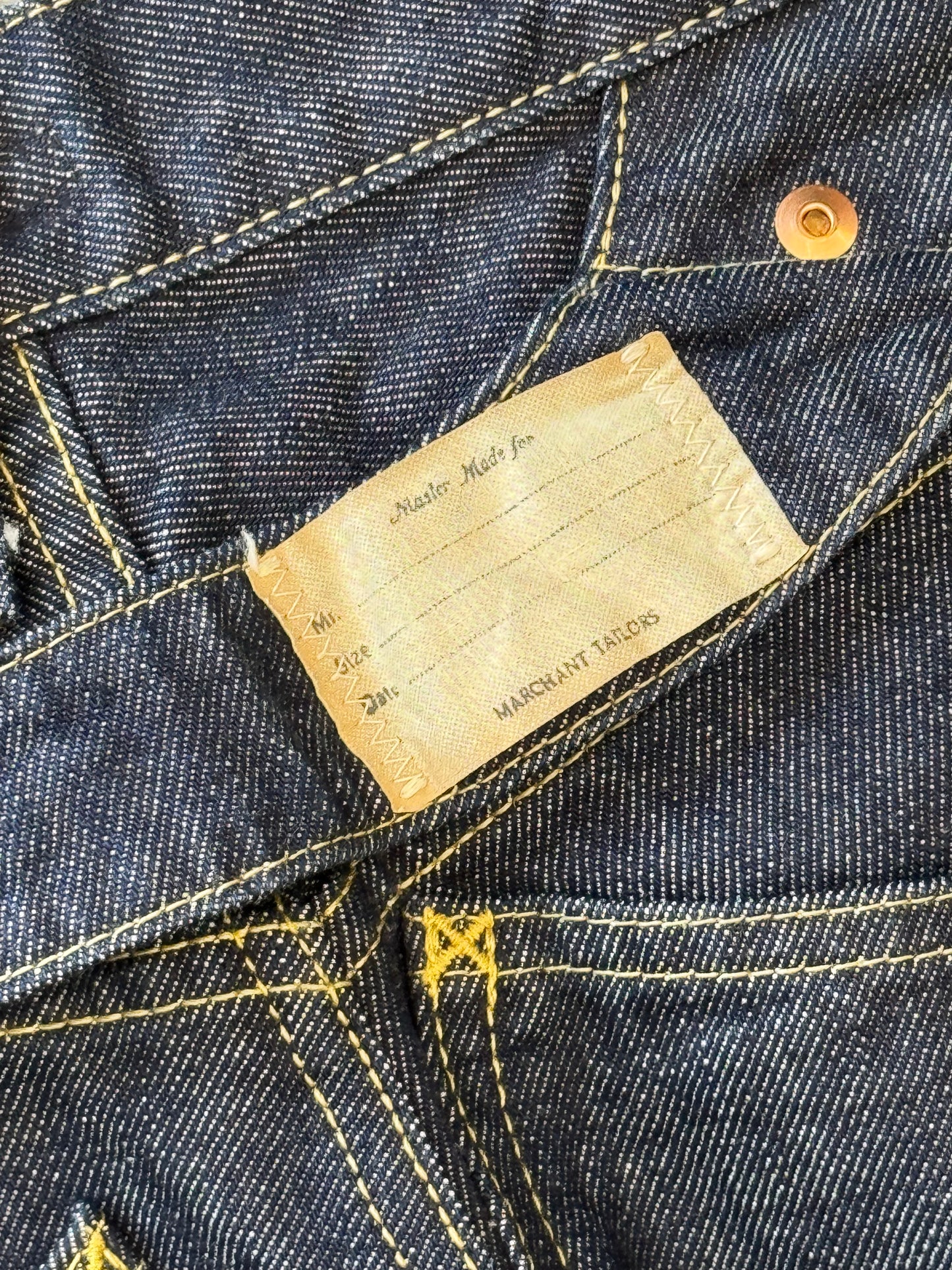 KAPITAL 14OZ 5 POCKET DENIM RINGOMAN PANTS