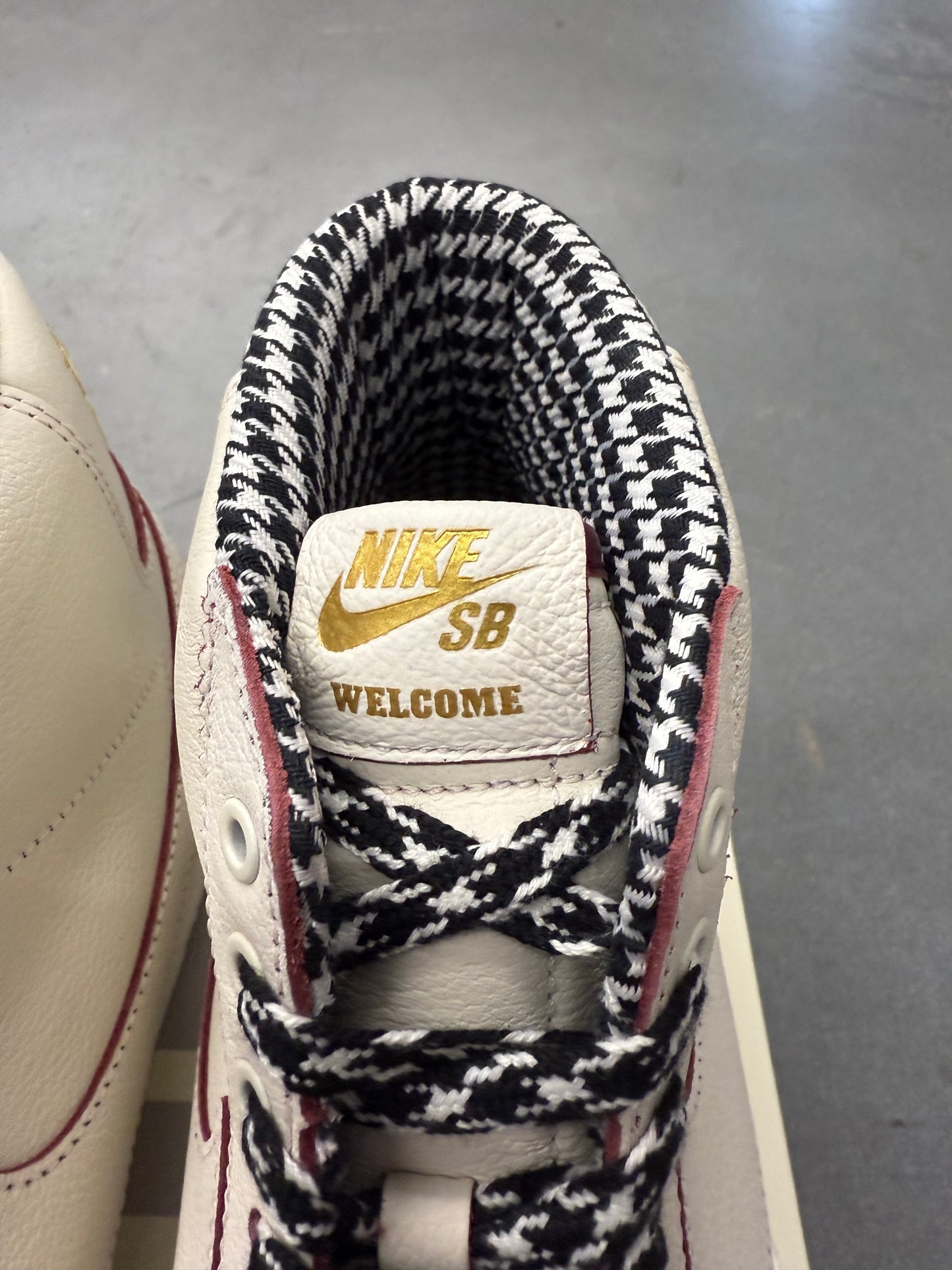 2024 SIZE 13 NIKE SB ZOOM BLAZER MID QS WELCOME SKATEBOARDING