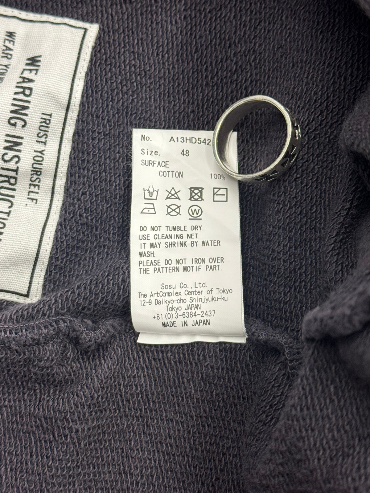 MAISON MIHARA YASUHIRO READY TO WEAR DISTRESSED HOODIE