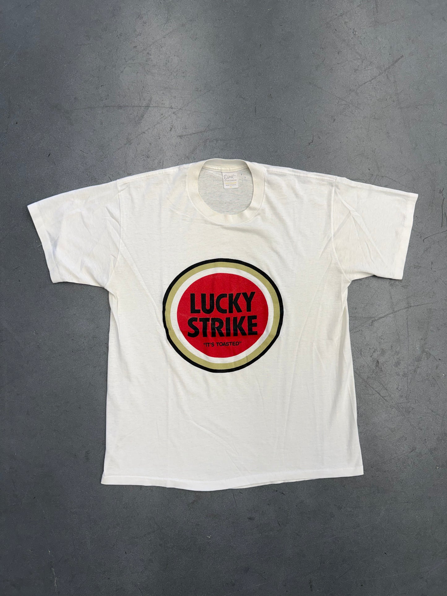 80'S LUCKY STRIKE "IT'S TOASTED" TEE (EBERT TAG)