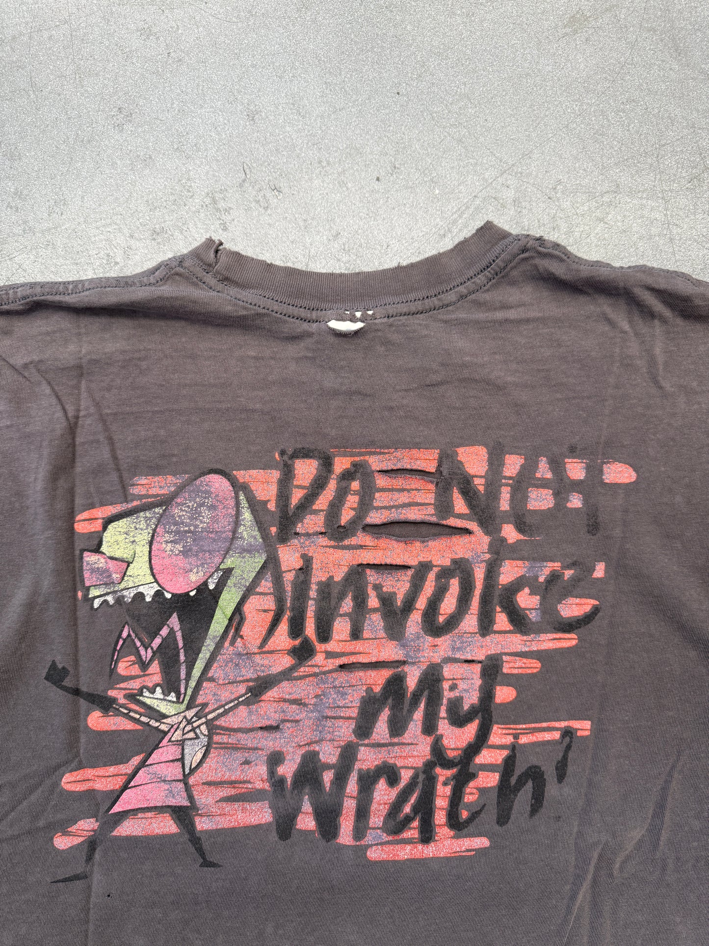 2000S INVADER ZIM WRATH DISTRESSED TEE (M&O TAG)