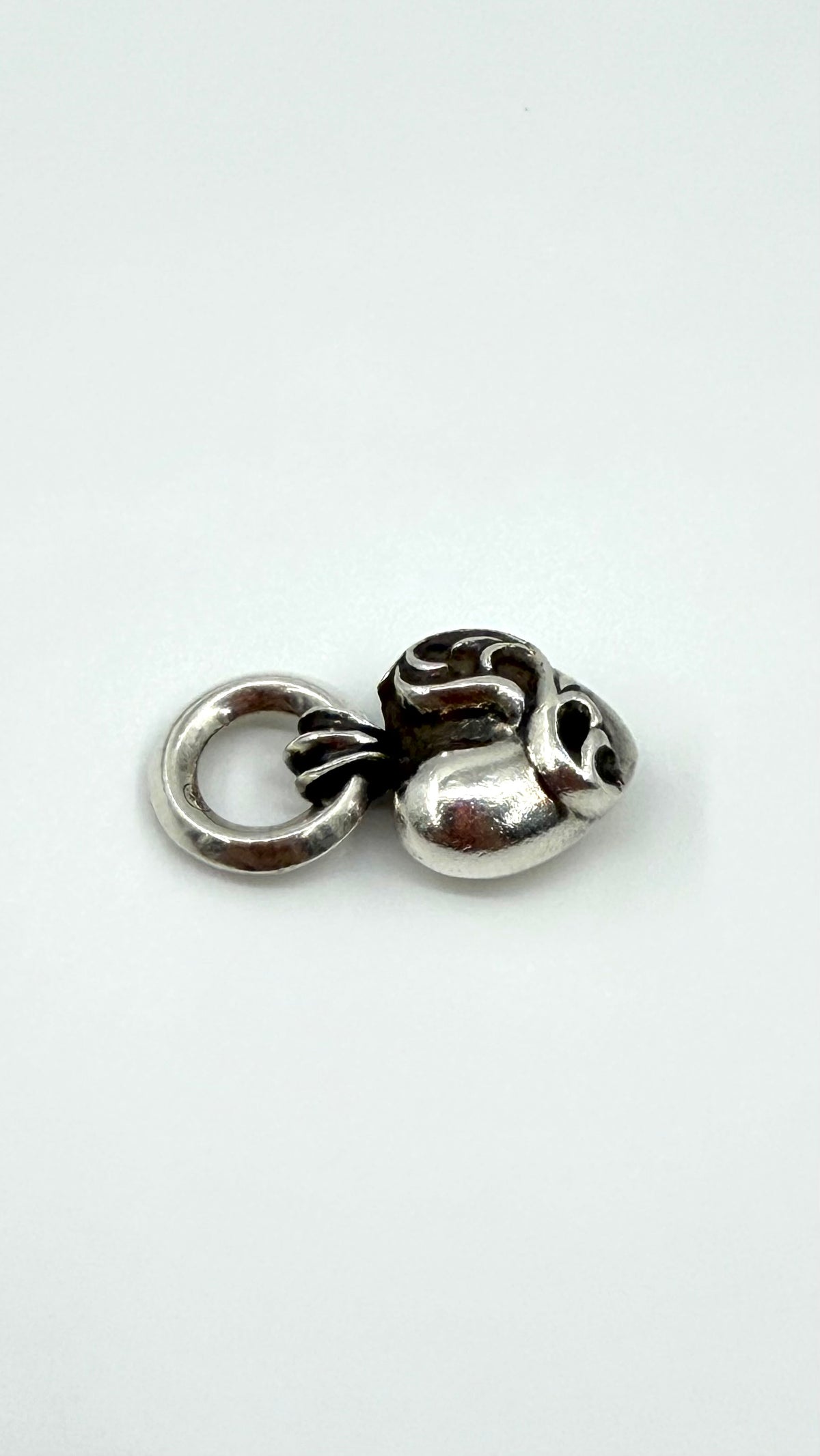 CHROME HEARTS SMALL HEART SILVER PENDANT