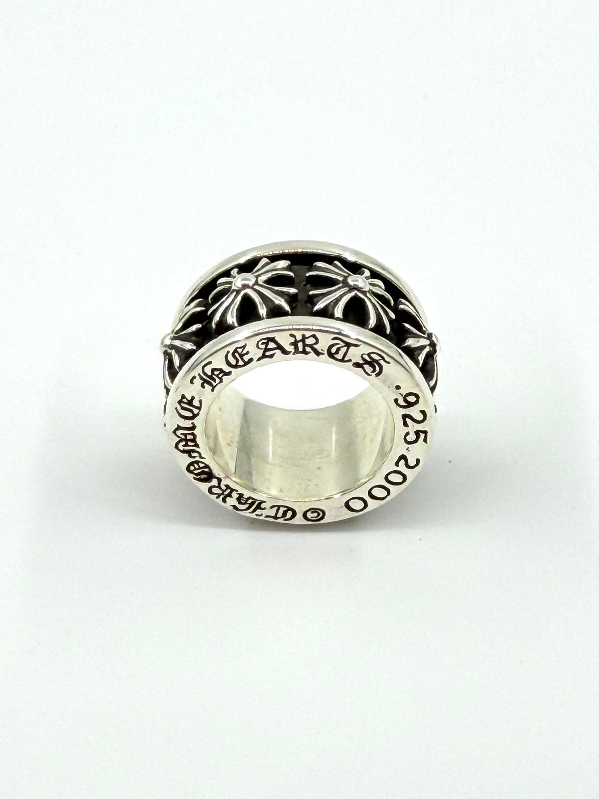 CHROME HEARTS PLUS SPINNER SILVER RING