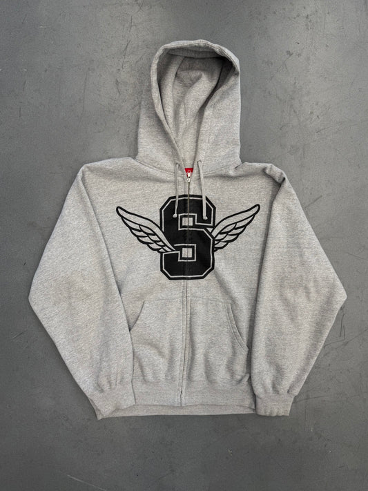 SS25 SUPREME WINGS ZIP-UP HOODED SWEATSHIRT