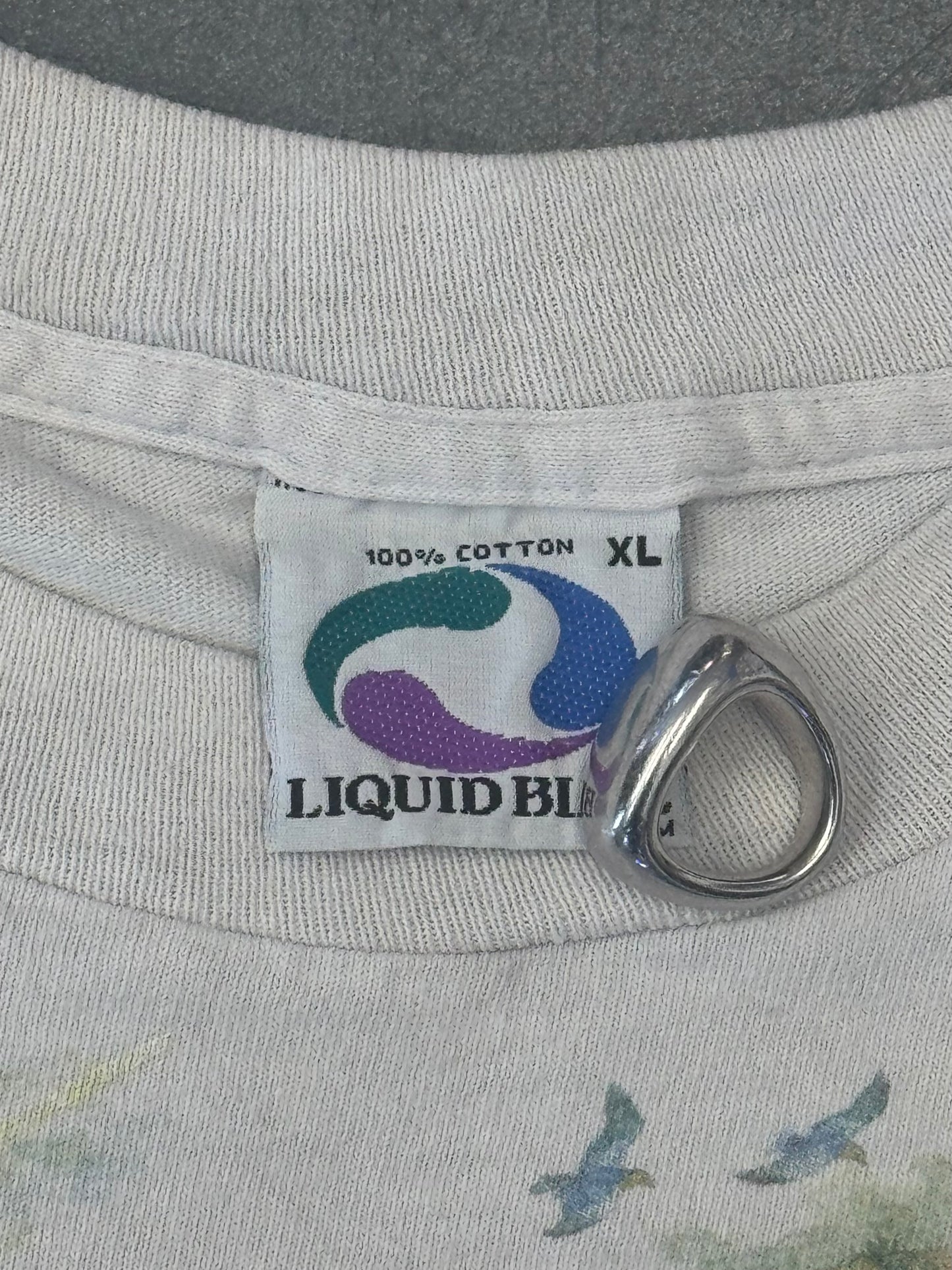 1992 AFRICAN RAINFOREST AOP TEE (LIQUID BLUE TAG)