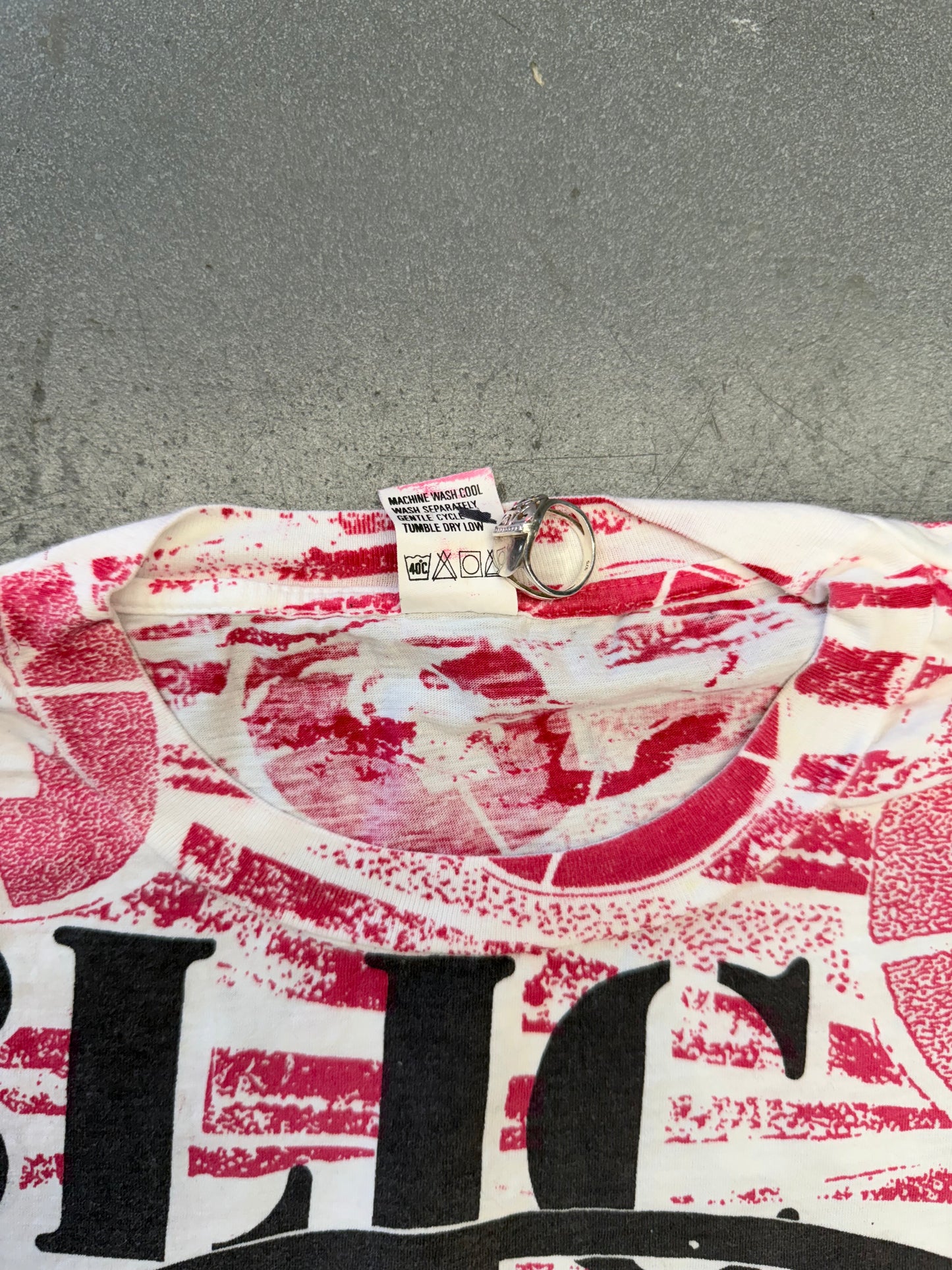 90'S PUBLIC ENEMY AOP TEE (PRO ACE TAG)