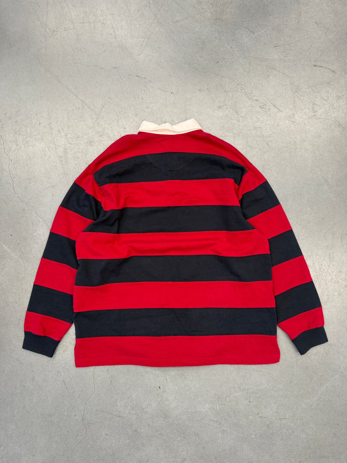 VINTAGE POLO RALPH LAUREN STRIPED RUGBY LONG SLEEVE