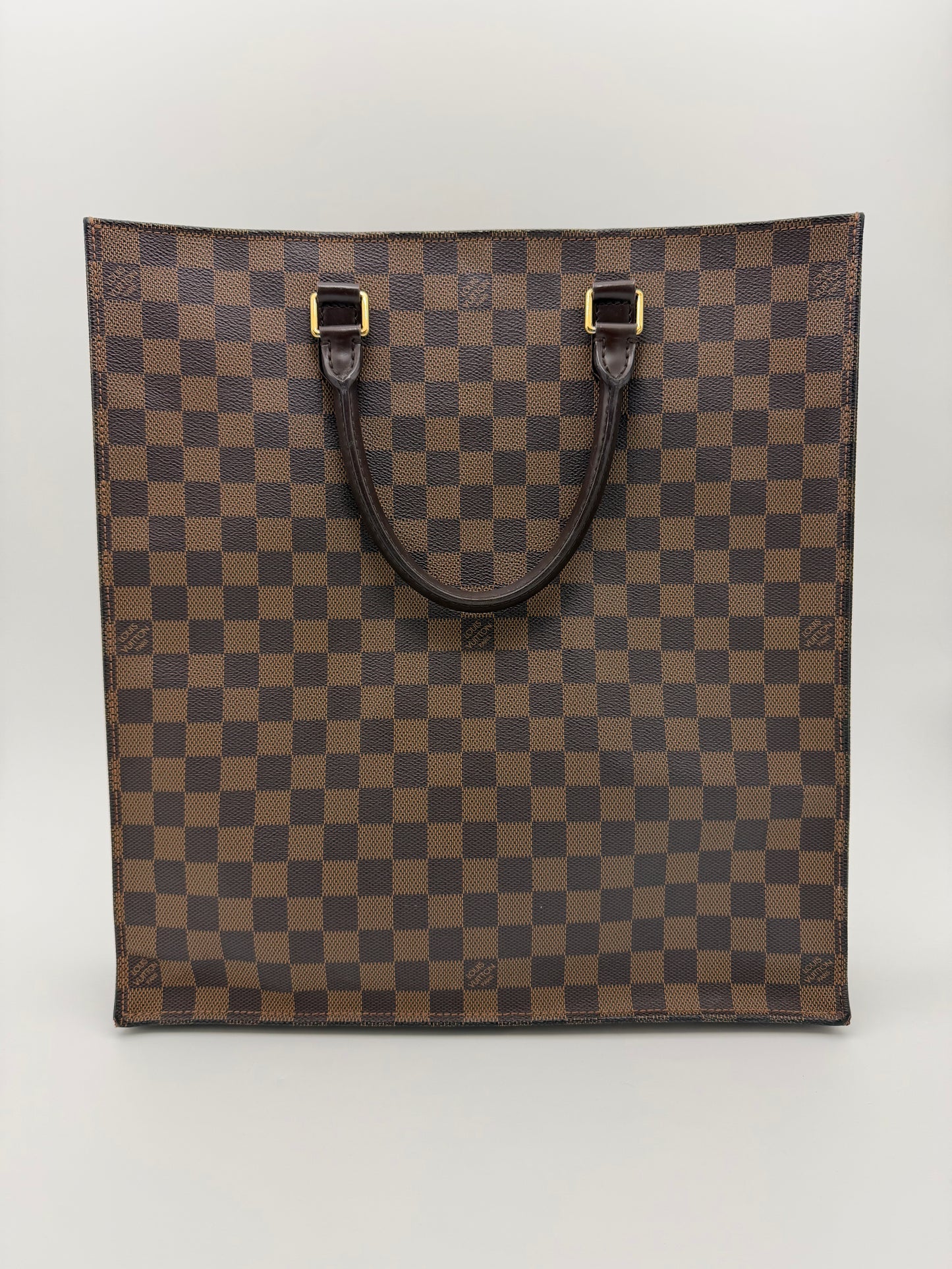 LOUIS VUITTON DAMIER EBENE SAC PLAT TOTE