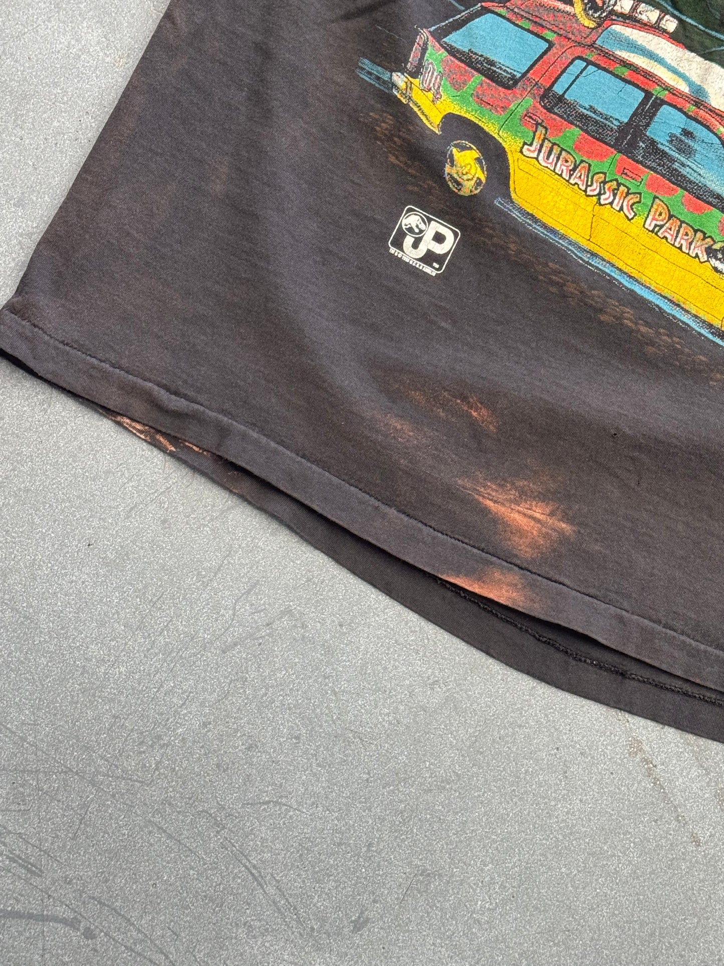 1993 JURASIC PARK T-REX CAR TEE (HANES HEAVYWEIGHT TAG)
