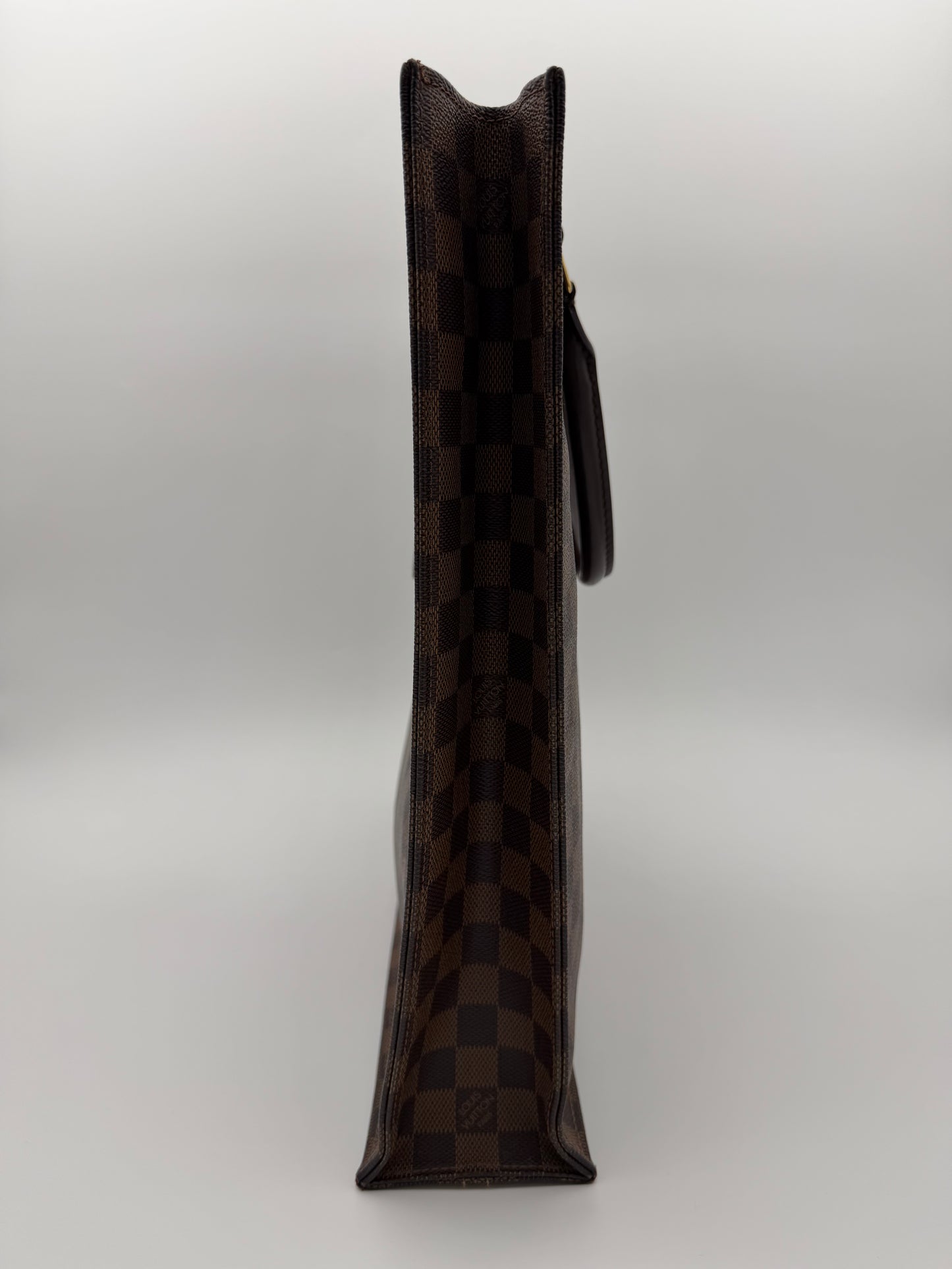 LOUIS VUITTON DAMIER EBENE SAC PLAT TOTE