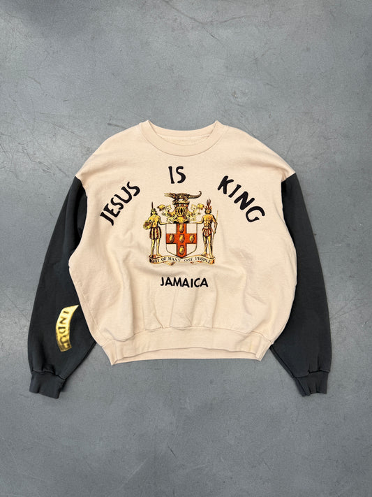CPFM X KANYE WEST JESUS IS KING JAMAICA CREWNECK (PULLED TAG)