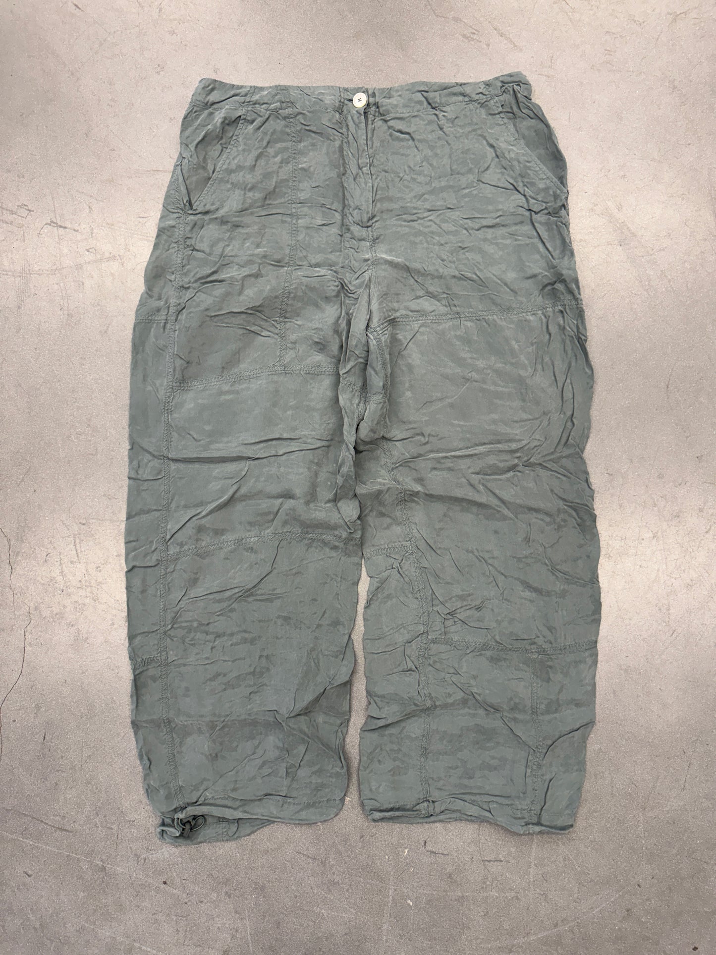 KITH WOMEN CUPRO LINEN BEACH PANT - MINT GREEN