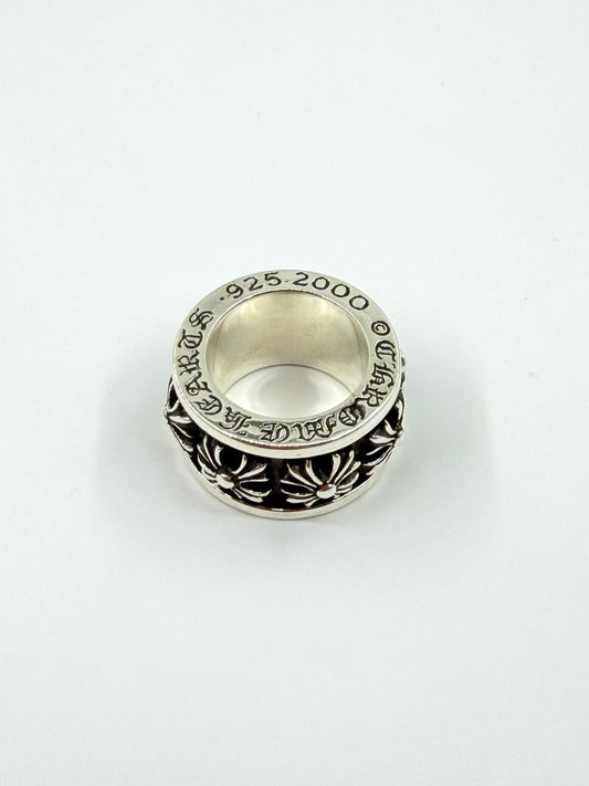 CHROME HEARTS PLUS SPINNER SILVER RING