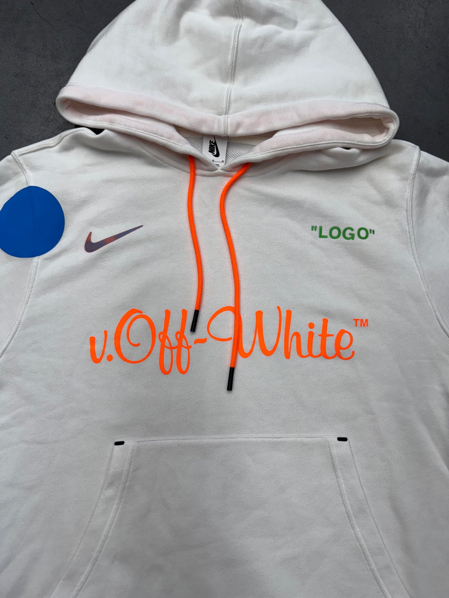 SS18 NIKE LAB X OFF-WHITE MERCURIAL NRG X HOODIE - WHITE (XL)