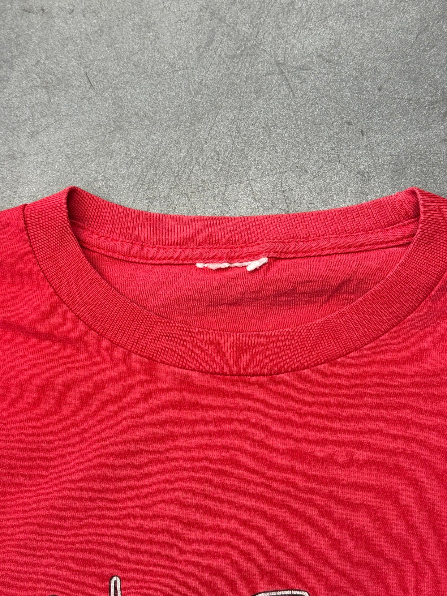 00'S WEST COAST CHOPPERS "CHOPPERS FOR LIFE" LS SPELLOUT TEE ( CUT TAG)