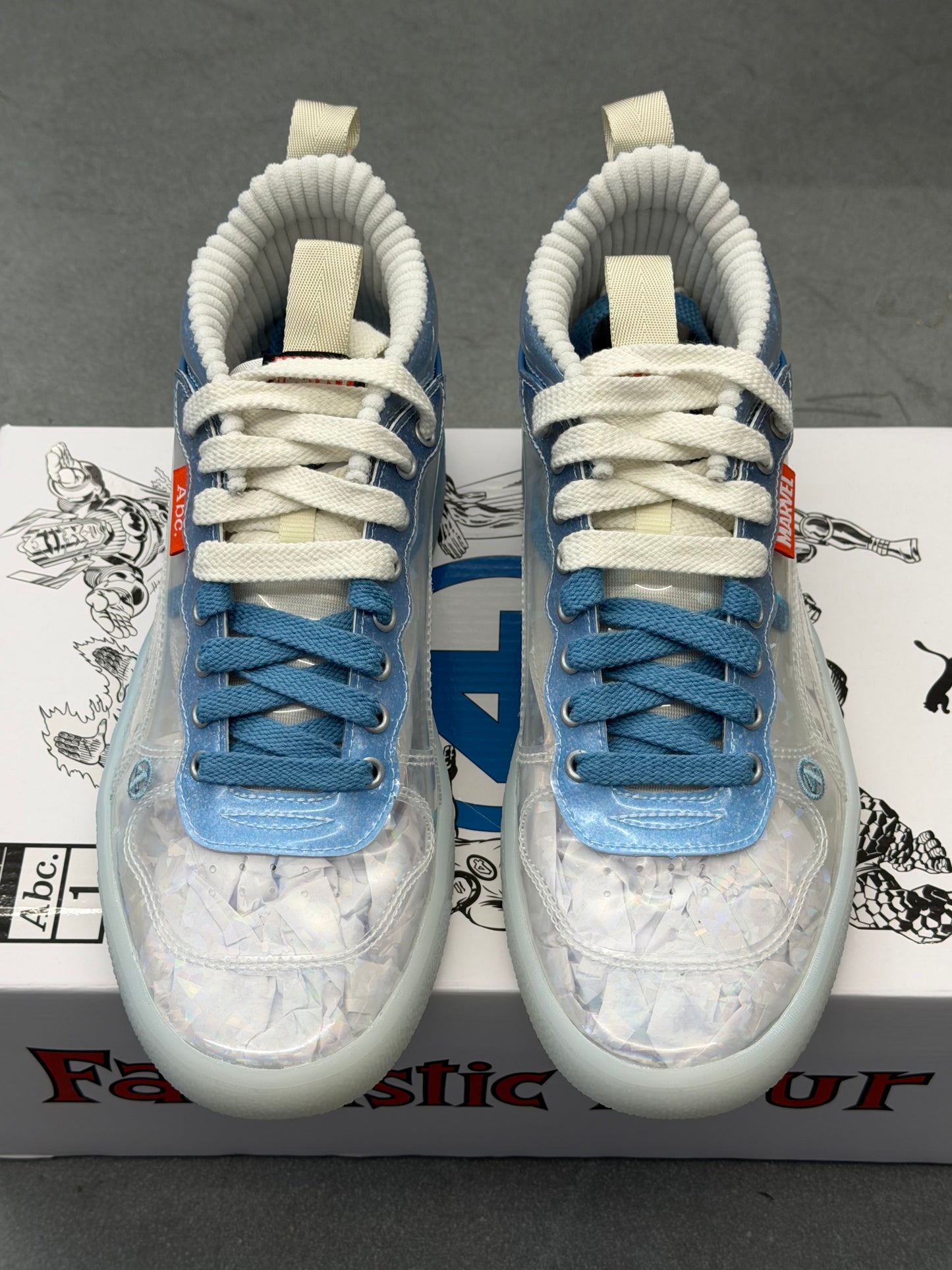 2025 SIZE 10 PUMA FANTASTIC FOUR ABC. INVISIBLE WOMAN (NEW IN BOX)