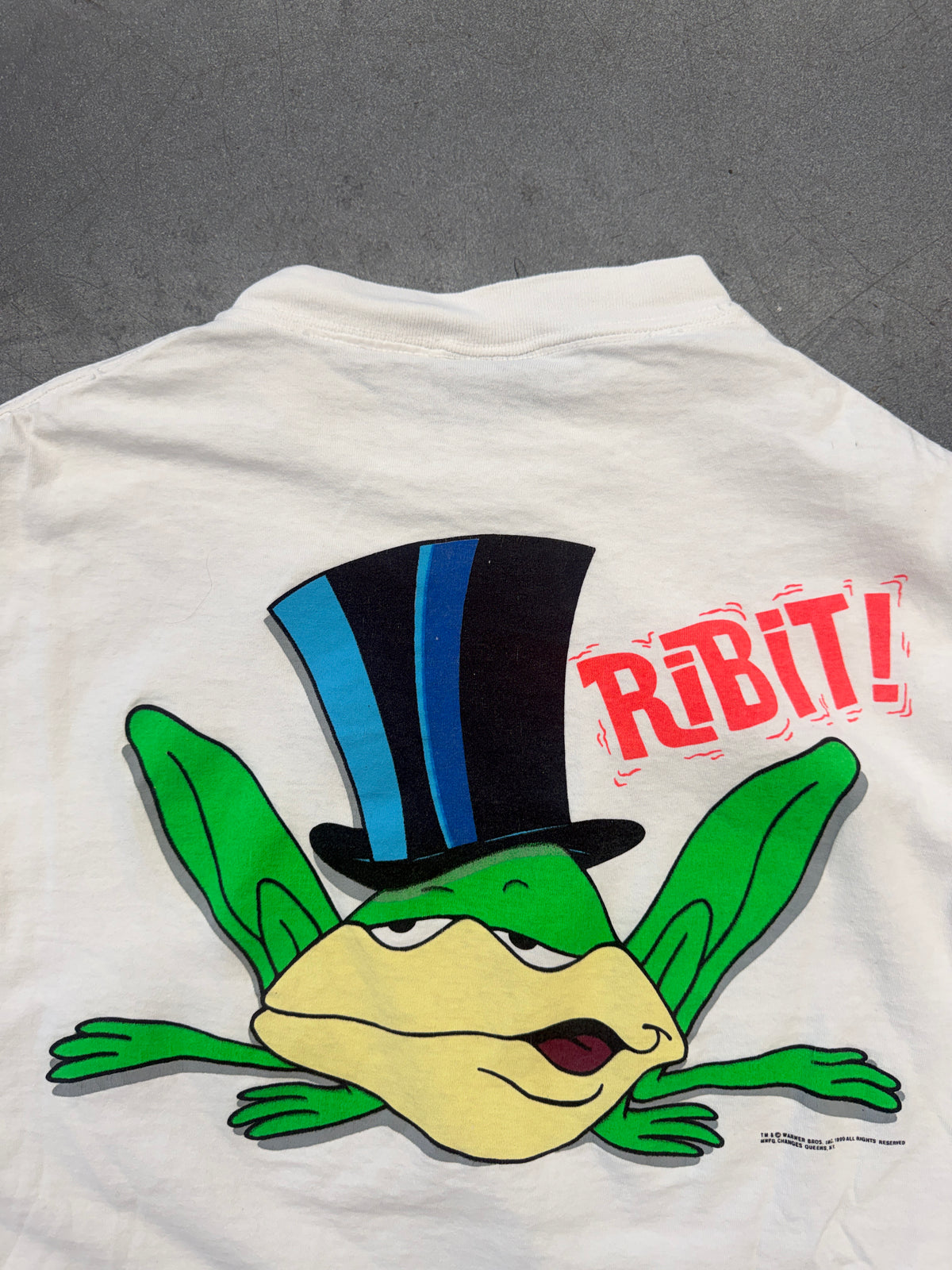 1990 WARNER BROS MICHIGAN J FROG RIBIT TEE (CHANGES TAG)