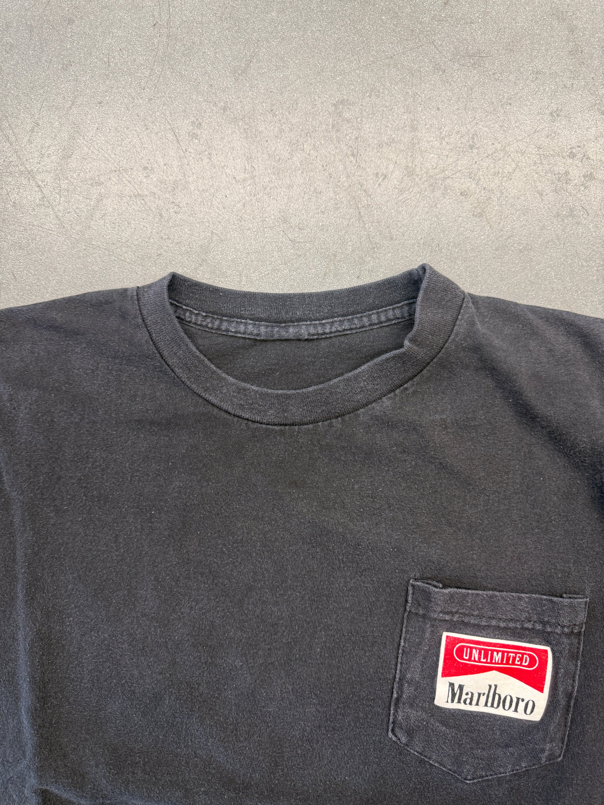 90S MARLBORO UNLIMITED TRAIN POCKET TEE (PULLED TAG)
