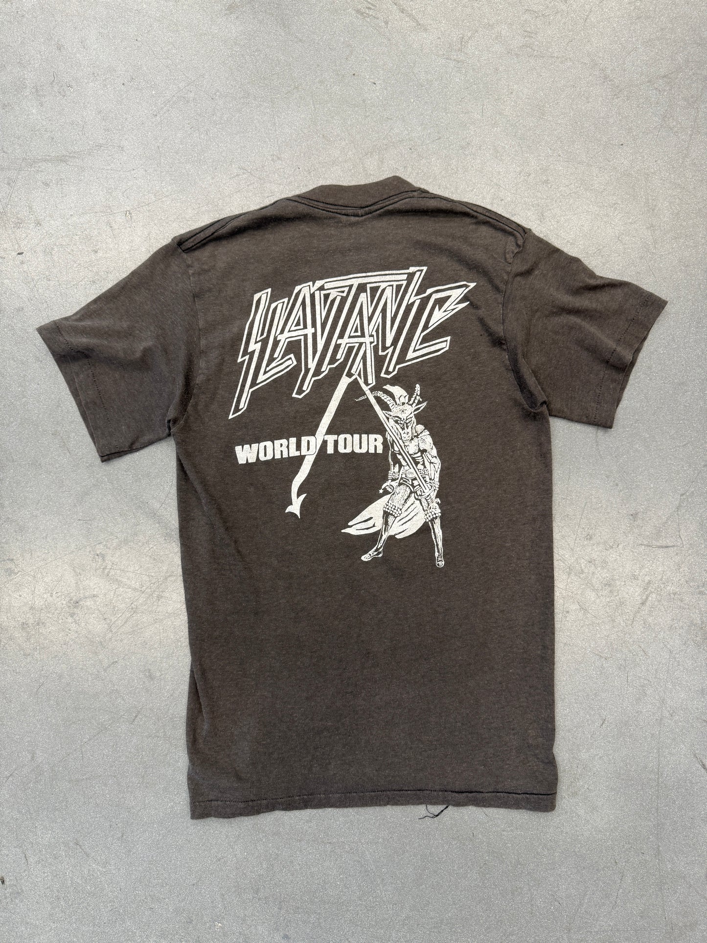 1994 SLAYER SLATANIC WEHRMACHT WORLD TOUR TEE (GURNEY TAG)