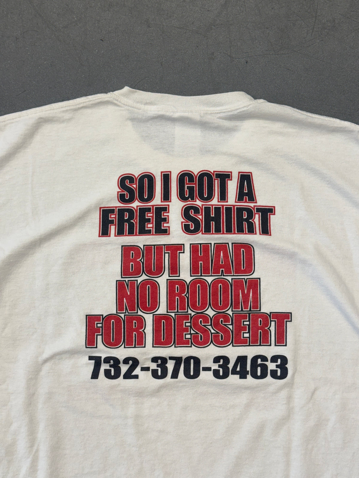 I FINISHED ROB'S AWESOME BURGER AT THE JACKSON DINER TEE (JERZEES TAG)
