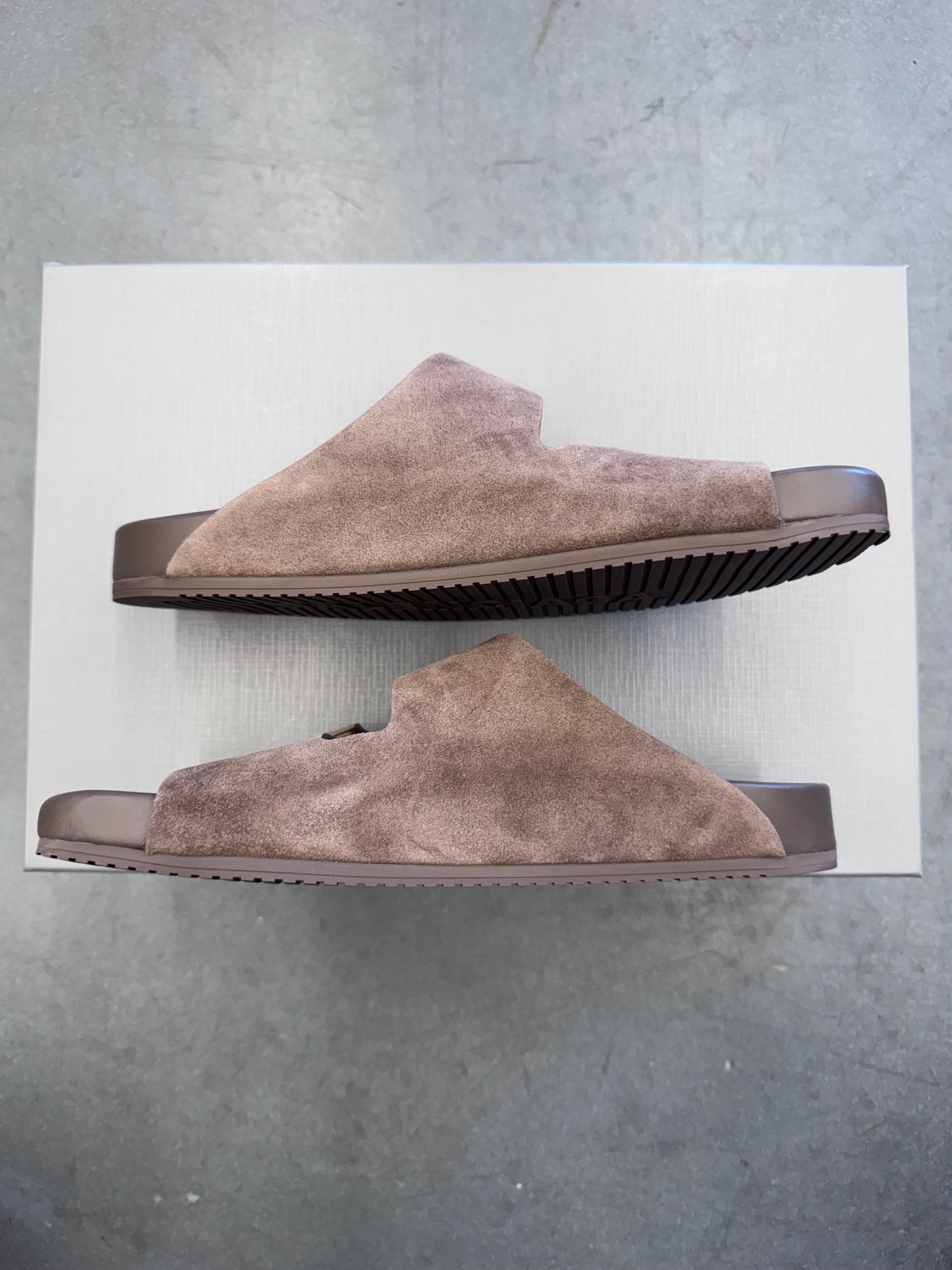 SIZE 40 BALENCIAGA SUNDAY SANDAL BROWN SUEDE (NEW WITH BOX)