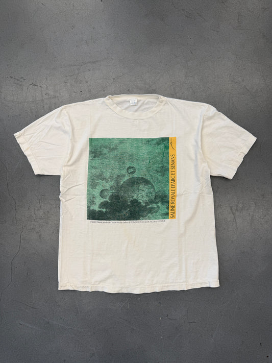 90'S CLAUDE-NICOLAS LEDOUX SALINE ROYALE D'ARC ET SENANS PLANETS AND CLOUDS MONUMENT TEE (U.S STYLE TAG)