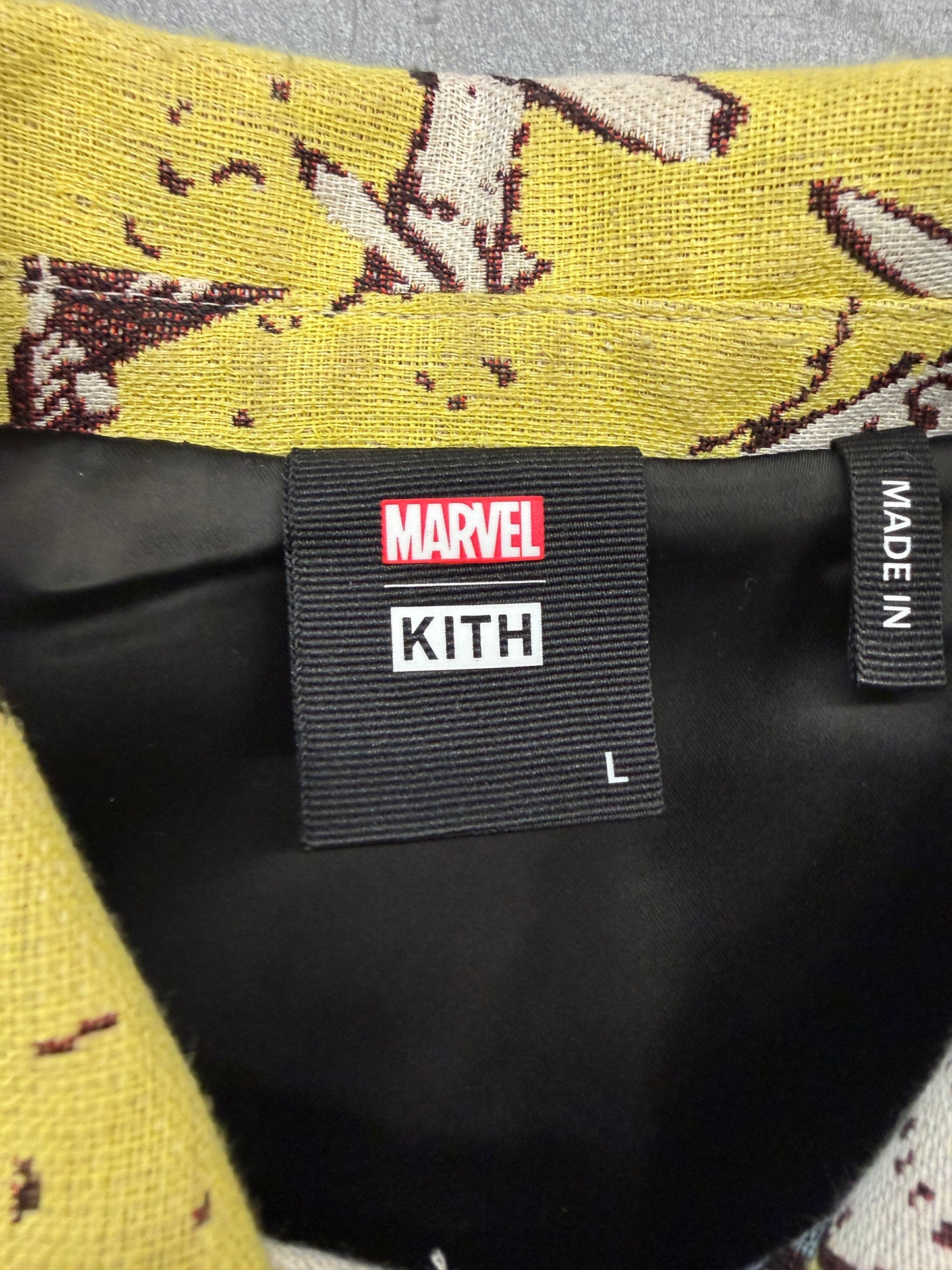 KITH MARVEL X-MEN TAPESTRY COACHES JACKET