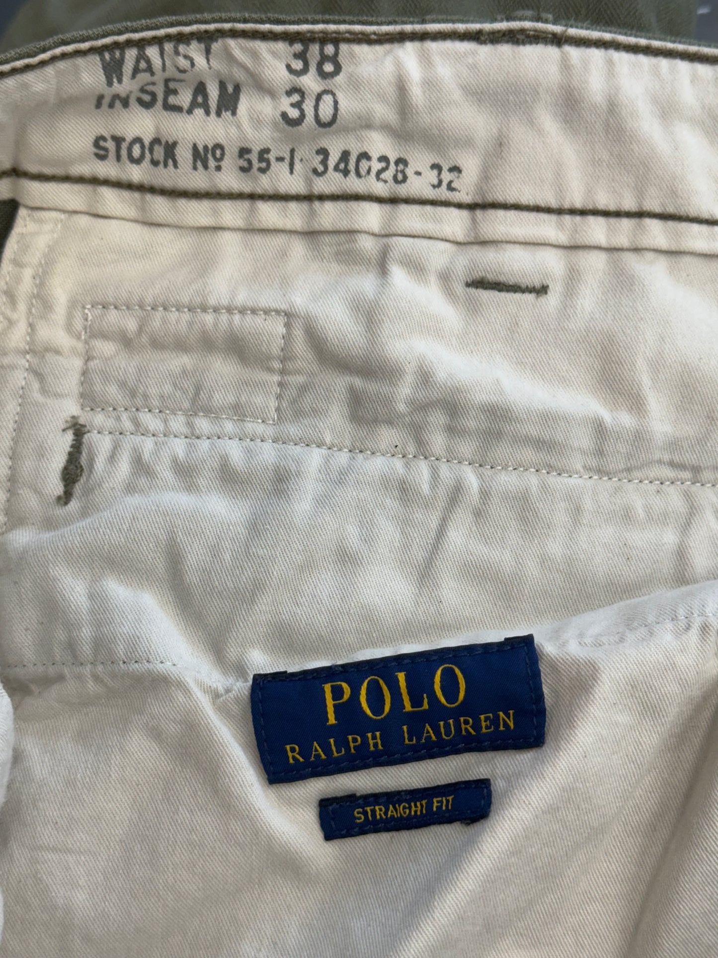 VINTAGE POLO RALPH LAUREN UTILITY HERRINGBONE DISTRESSED PATCHWORK PANT