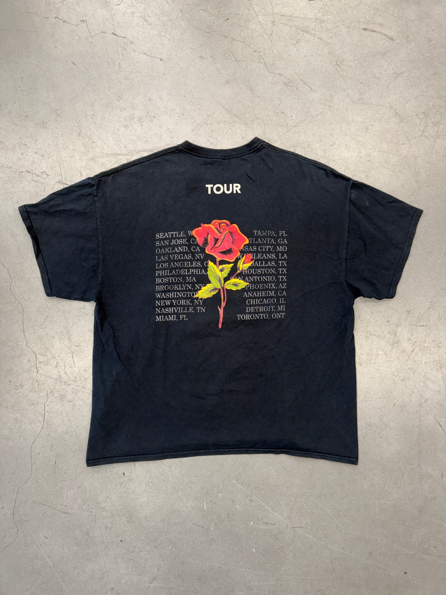 2014 KANYE WEST YEEZUS GRIM REAPER TOUR TEE