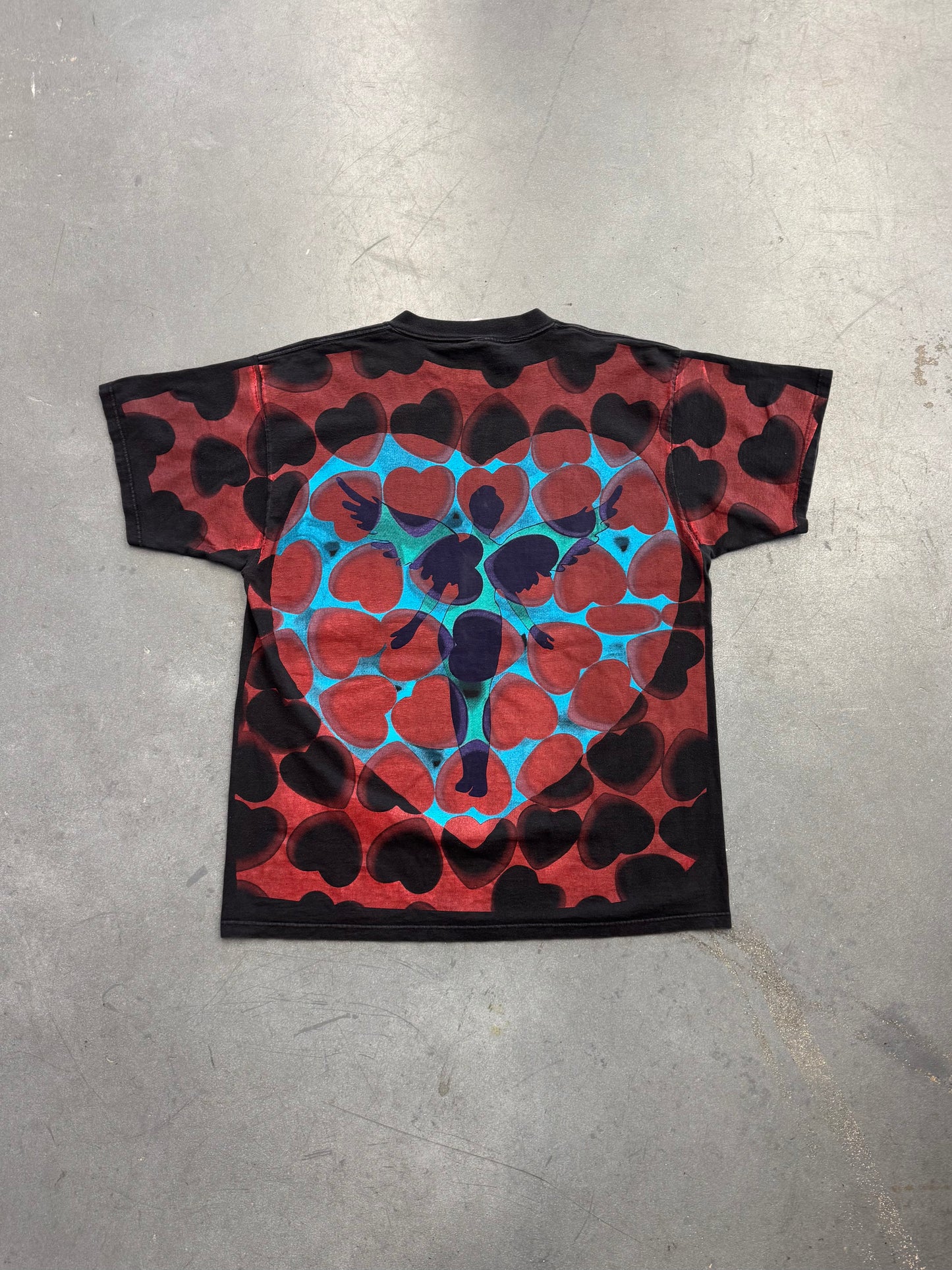 90'S NIRVANA HEART SHAPED BOX TEE (GIANT BY TULTEX TAG)